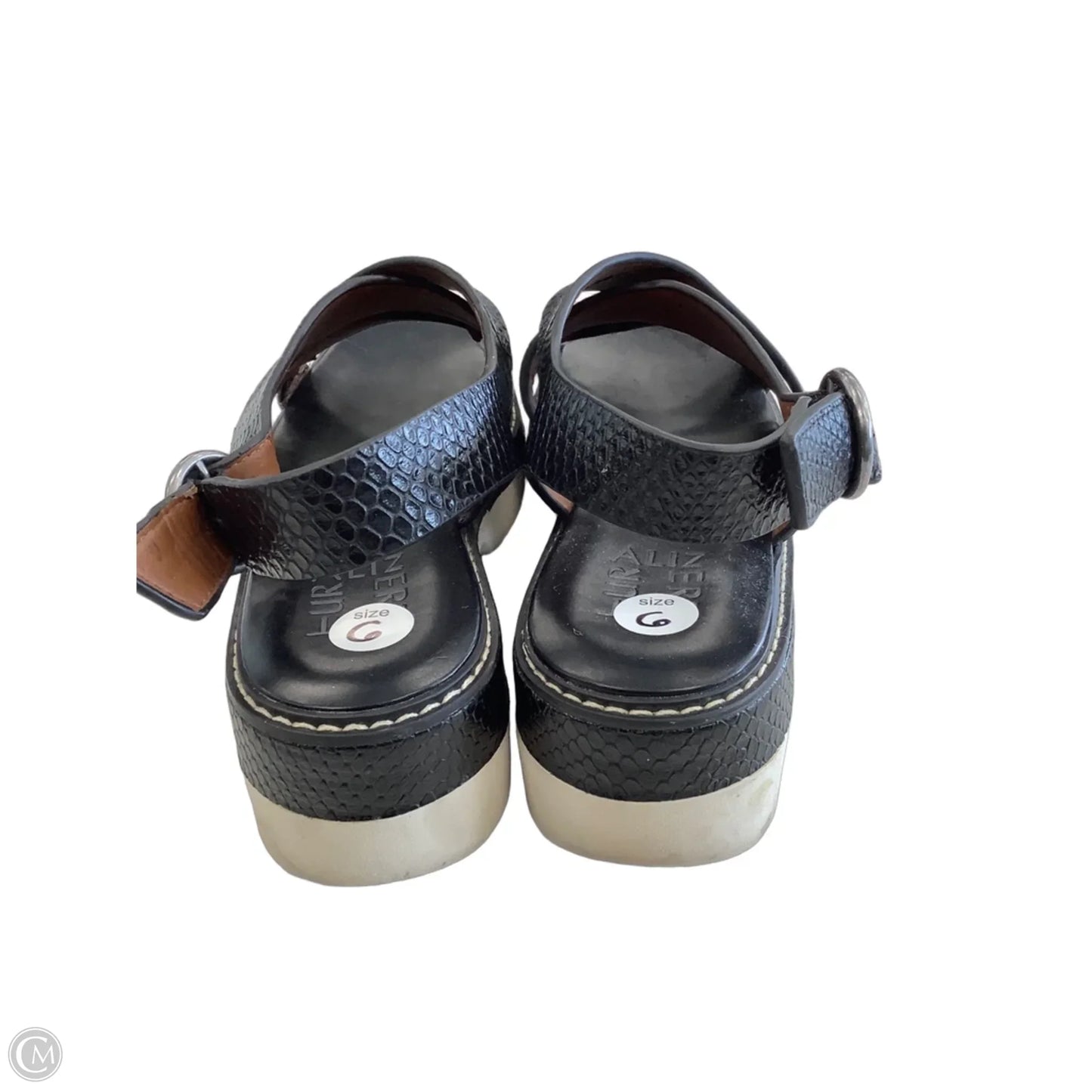 Sandals Heels Platform By Naturalizer In Black, Size: 6