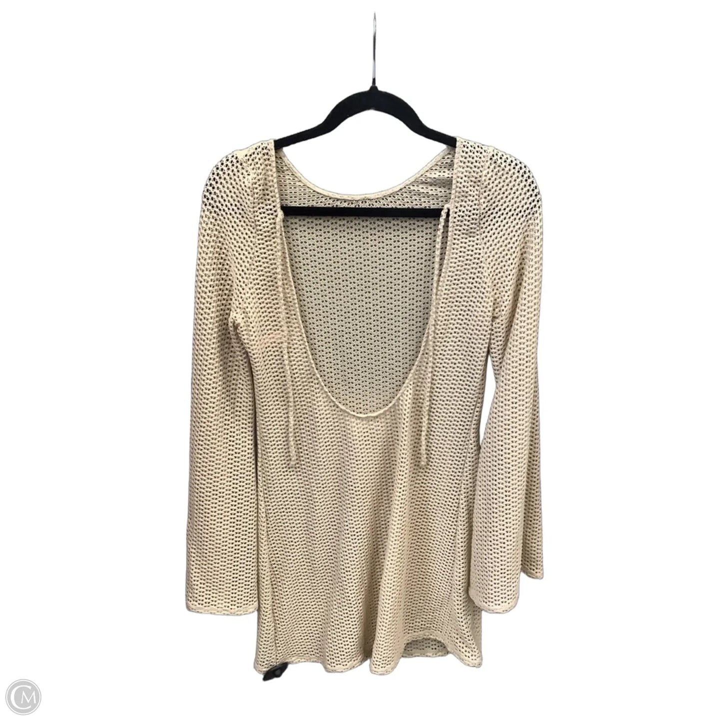 Swimwear Cover-up By Clothes Mentor In Tan, Size: S