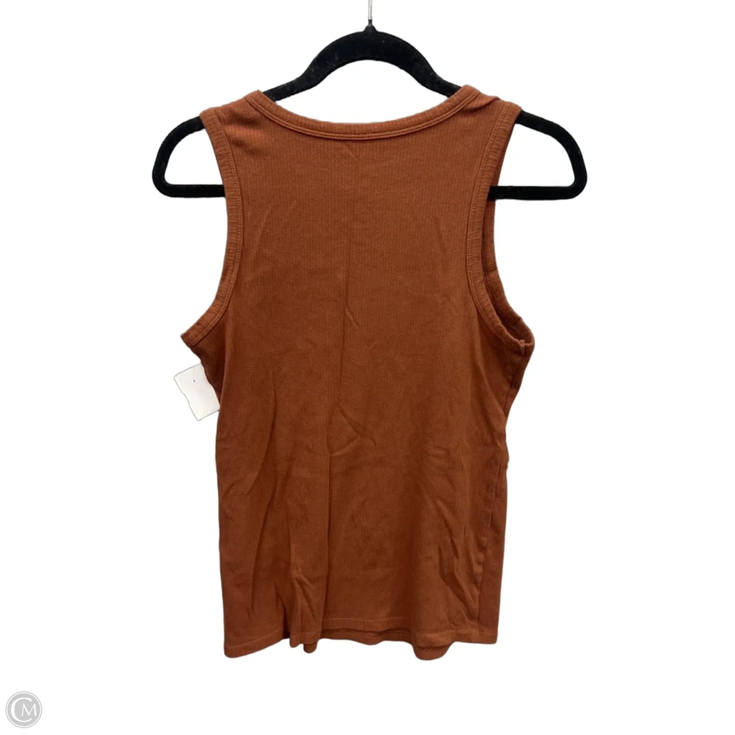 Top Sleeveless Basic By Nine West In Brown, Size: L