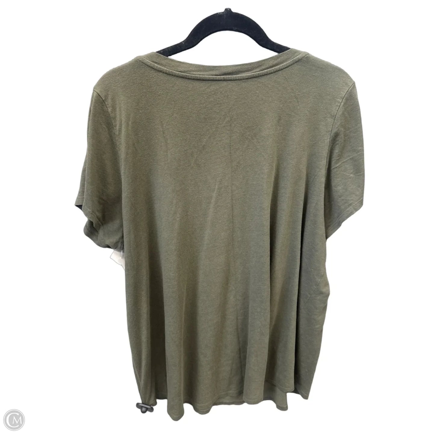 Top Short Sleeve Basic By Torrid In Green, Size: 3x