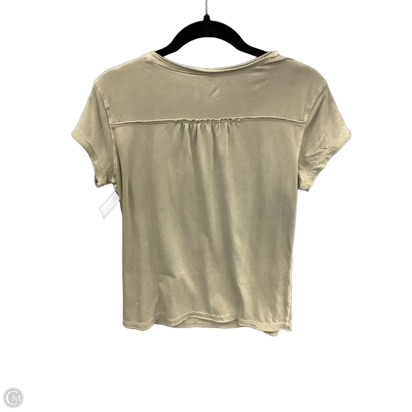 Top Short Sleeve By Ruff Hewn In Green, Size: L