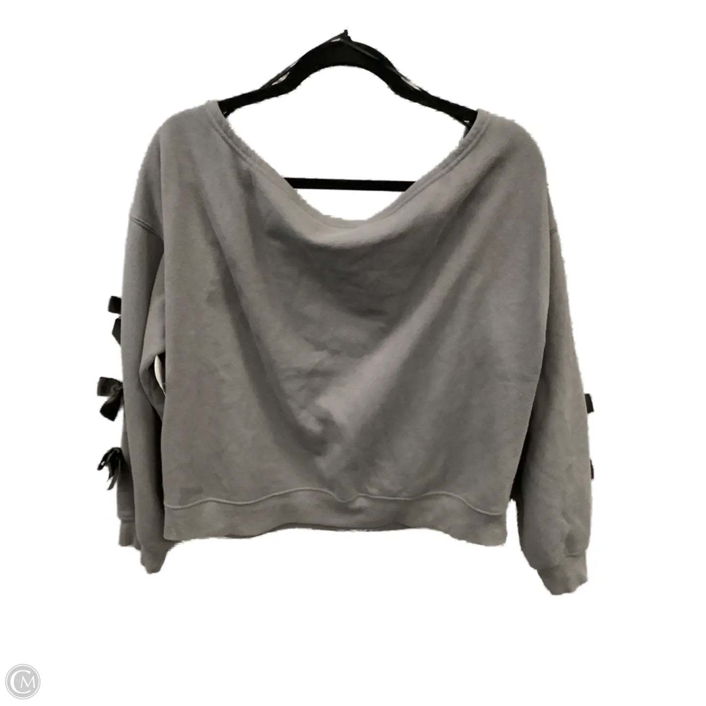 Top Long Sleeve By Clothes Mentor In Grey, Size: Xl