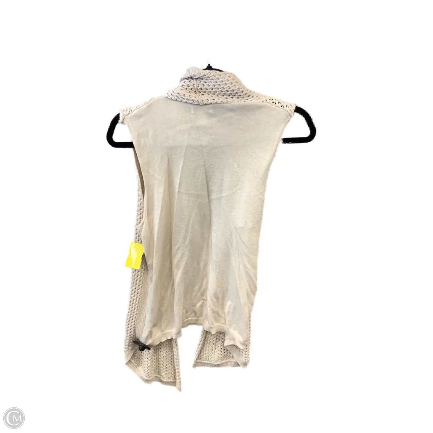 Vest Sweater By Croft And Barrow In Cream, Size: Sp