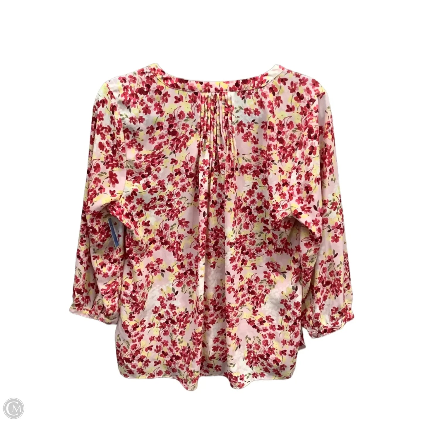 Top Long Sleeve By Not Your Daughters Jeans In Floral Print, Size: M