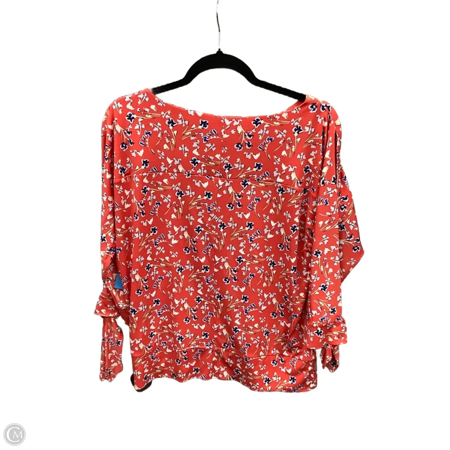 Top Long Sleeve By Clothes Mentor In Orange, Size: M