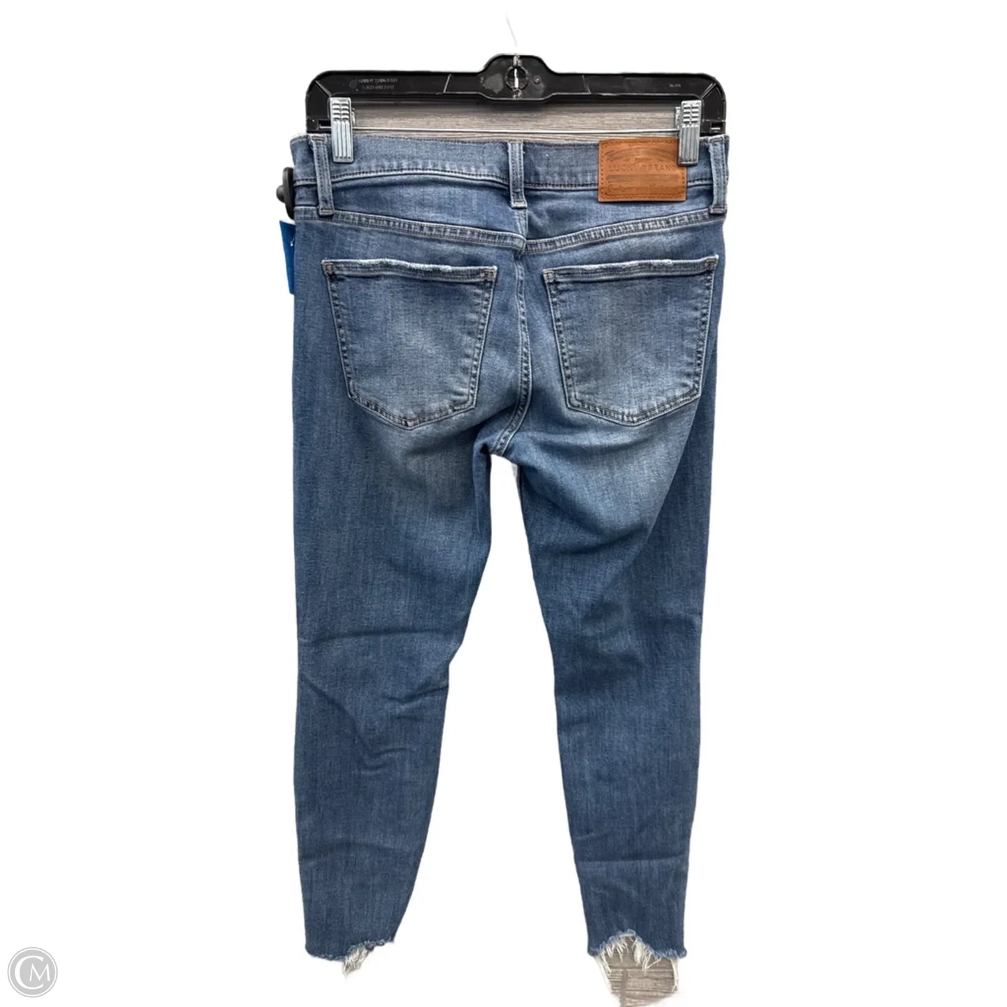 Jeans Skinny By Lucky Brand In Blue Denim, Size: 6