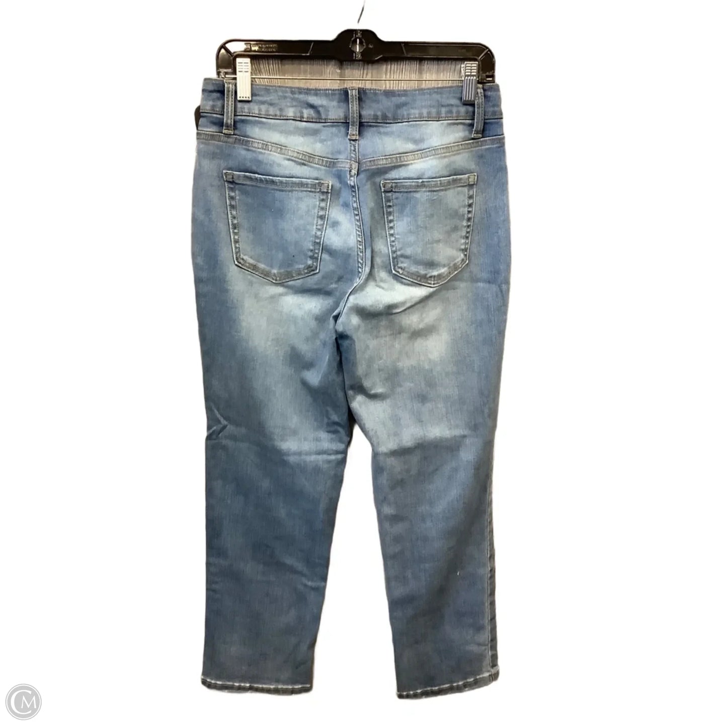 Jeans Straight By Time And Tru In Blue Denim, Size: 8