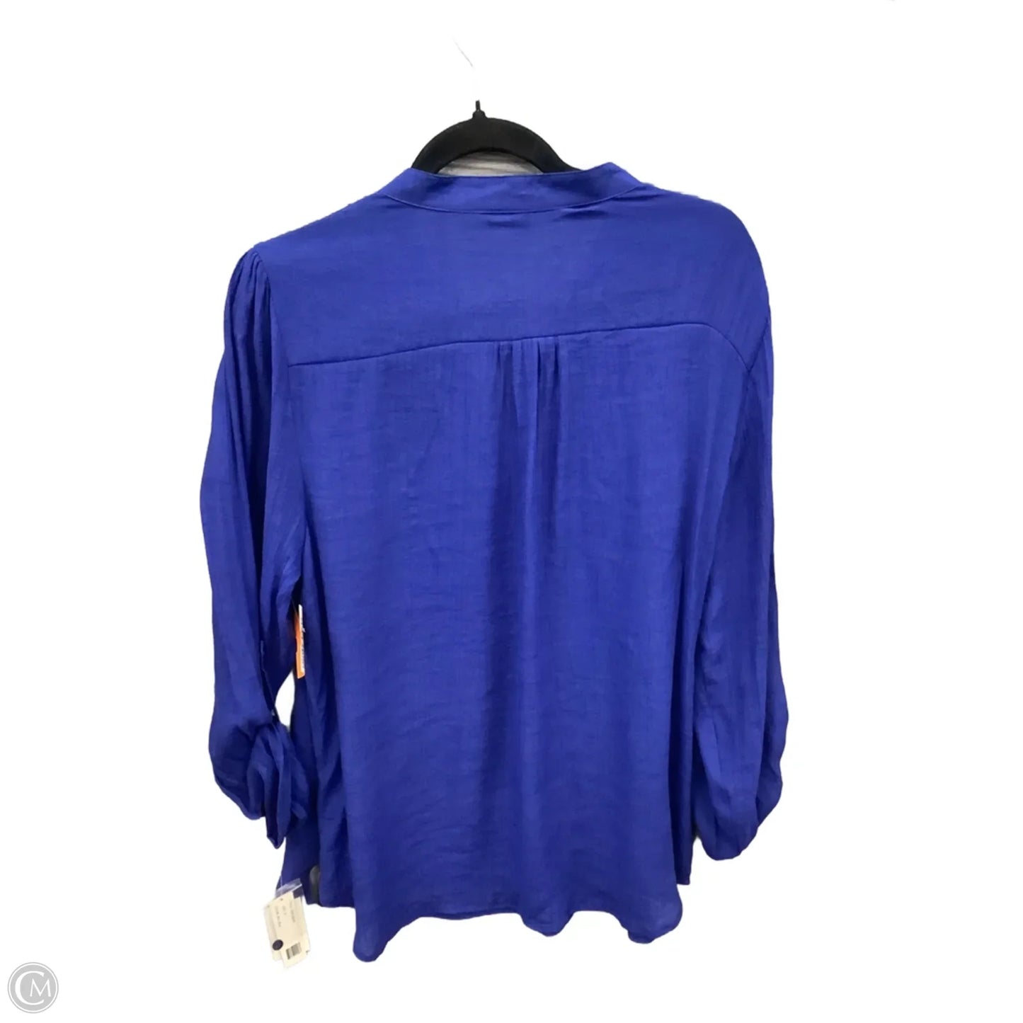 Top Long Sleeve By Zac And Rachel In Blue, Size: Xl