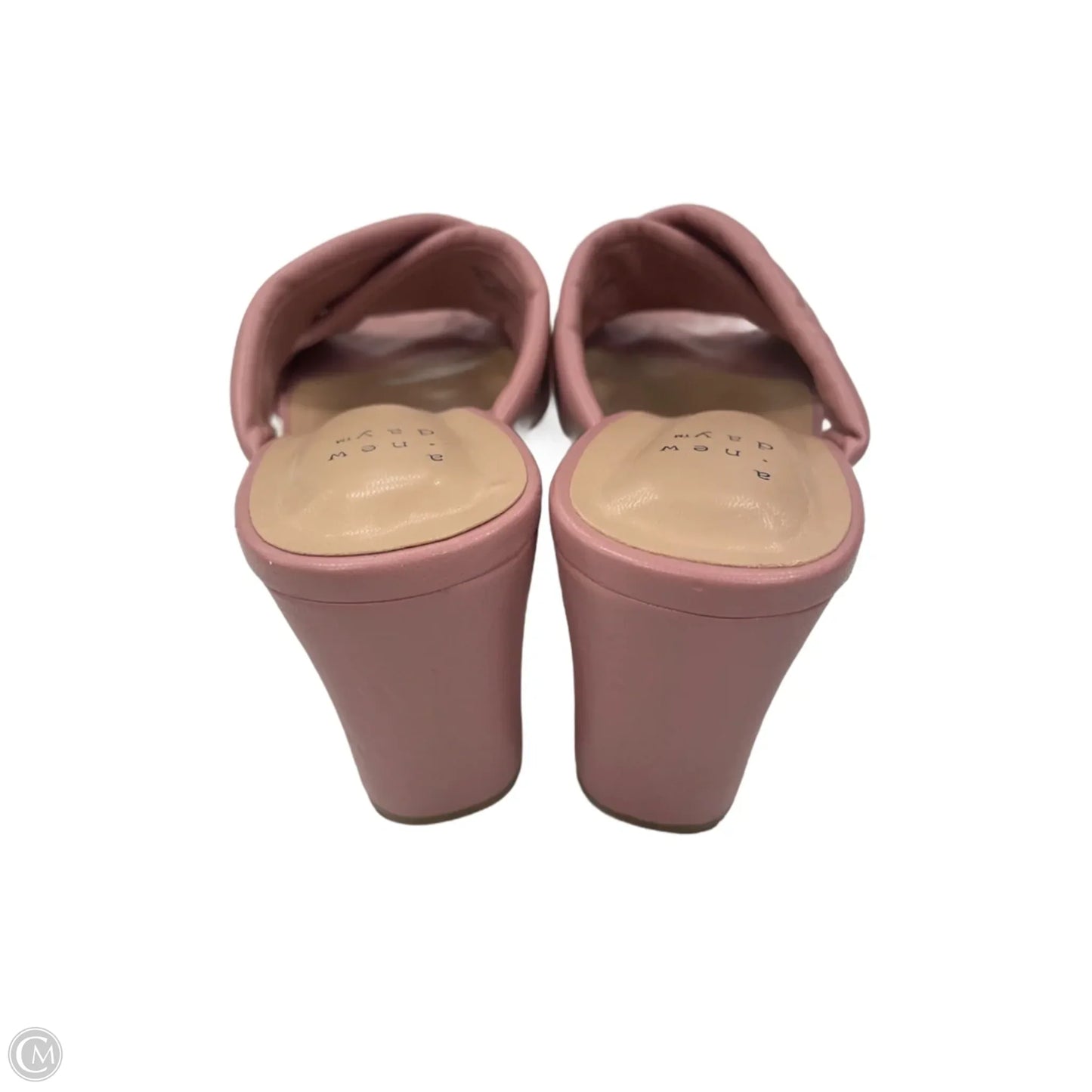 Sandals Heels Block By A New Day In Pink, Size: 9.5