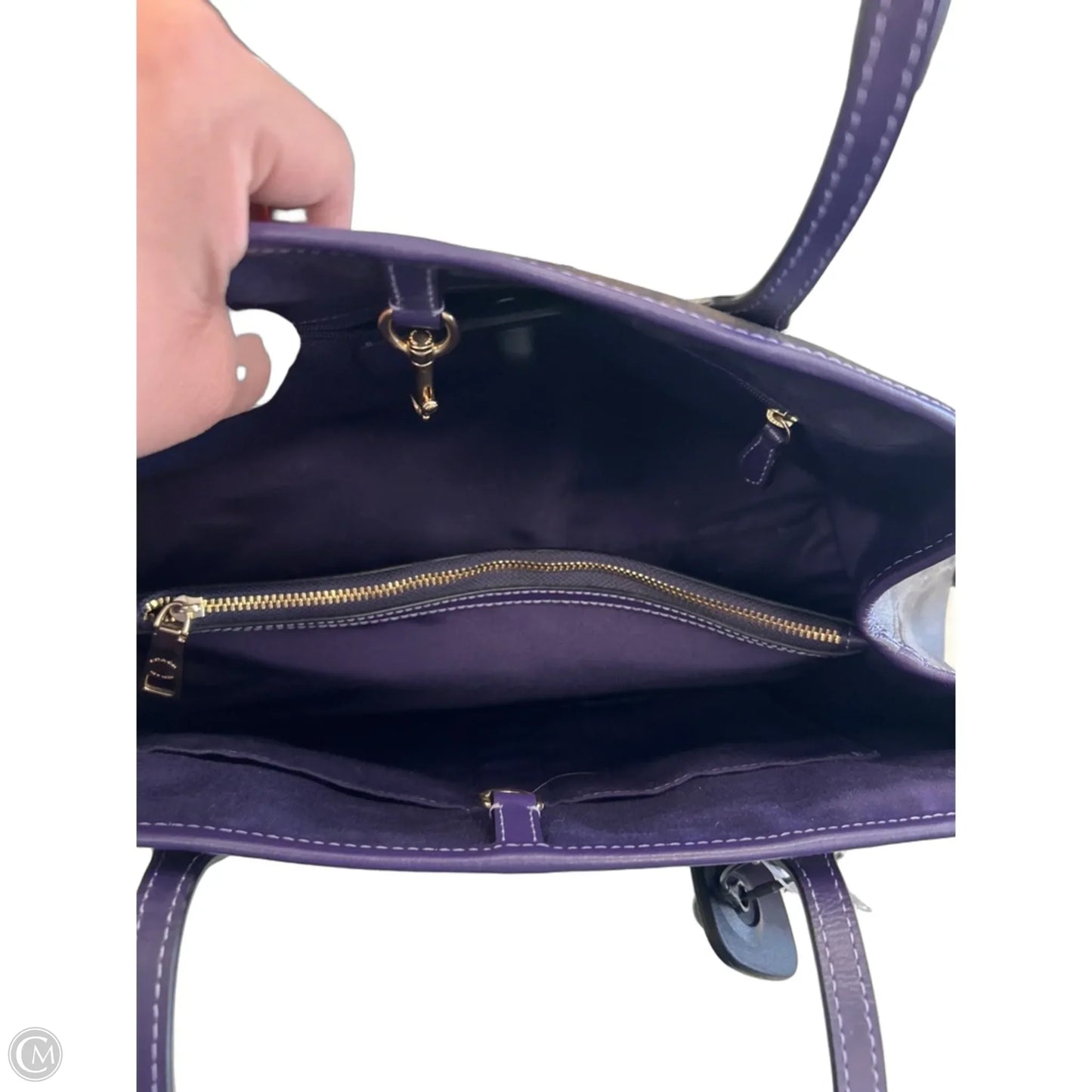 Handbag Designer By Coach, Size: Large
