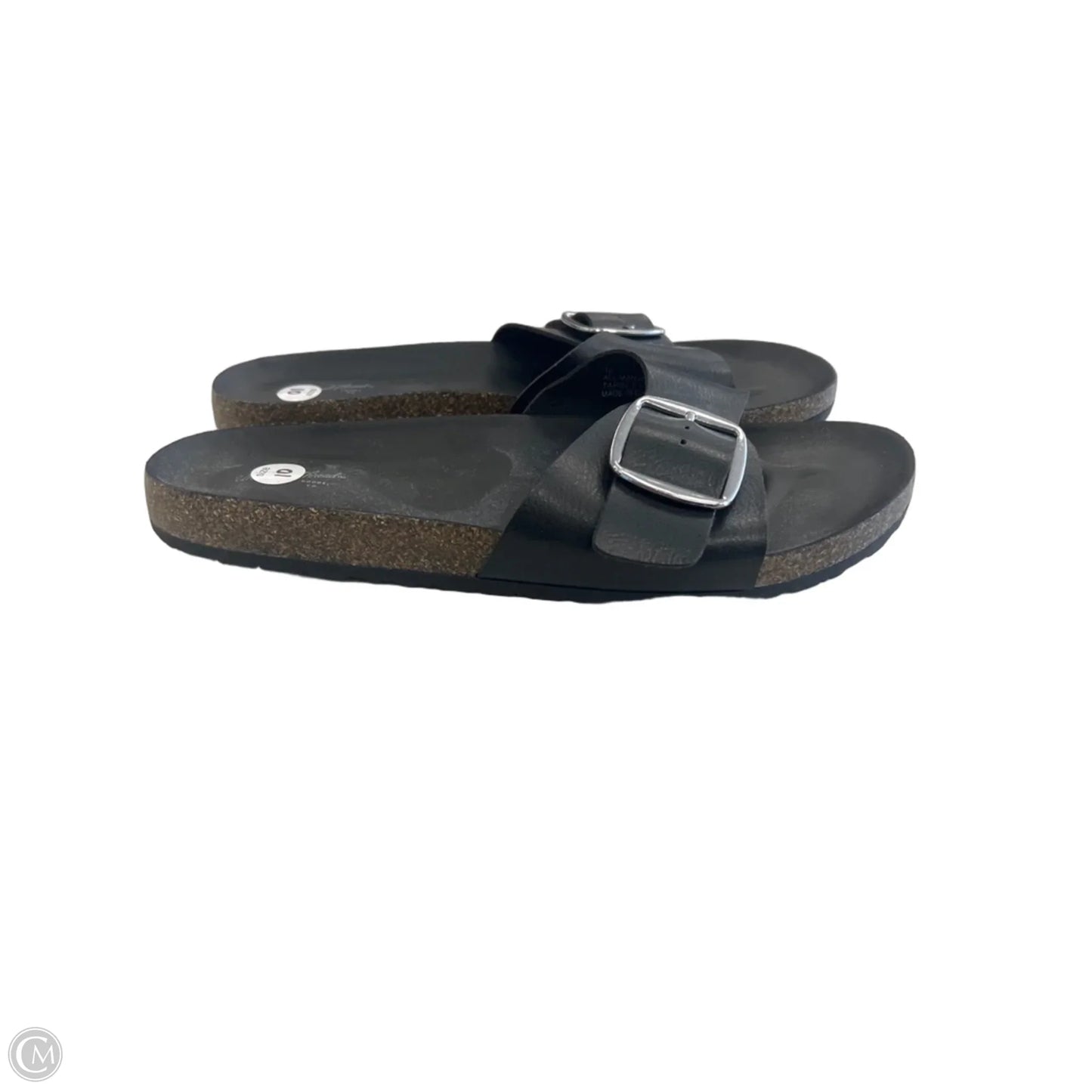 Sandals Flats By Universal Thread In Black, Size: 10