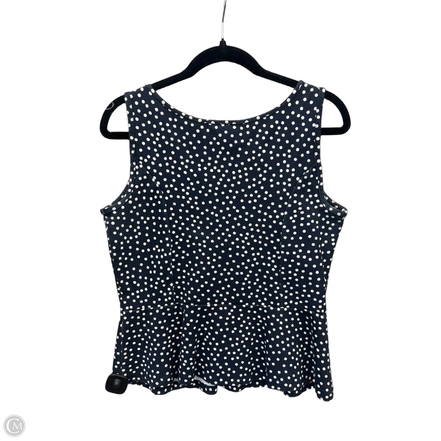 Top Sleeveless By Ann Taylor In Navy, Size: M