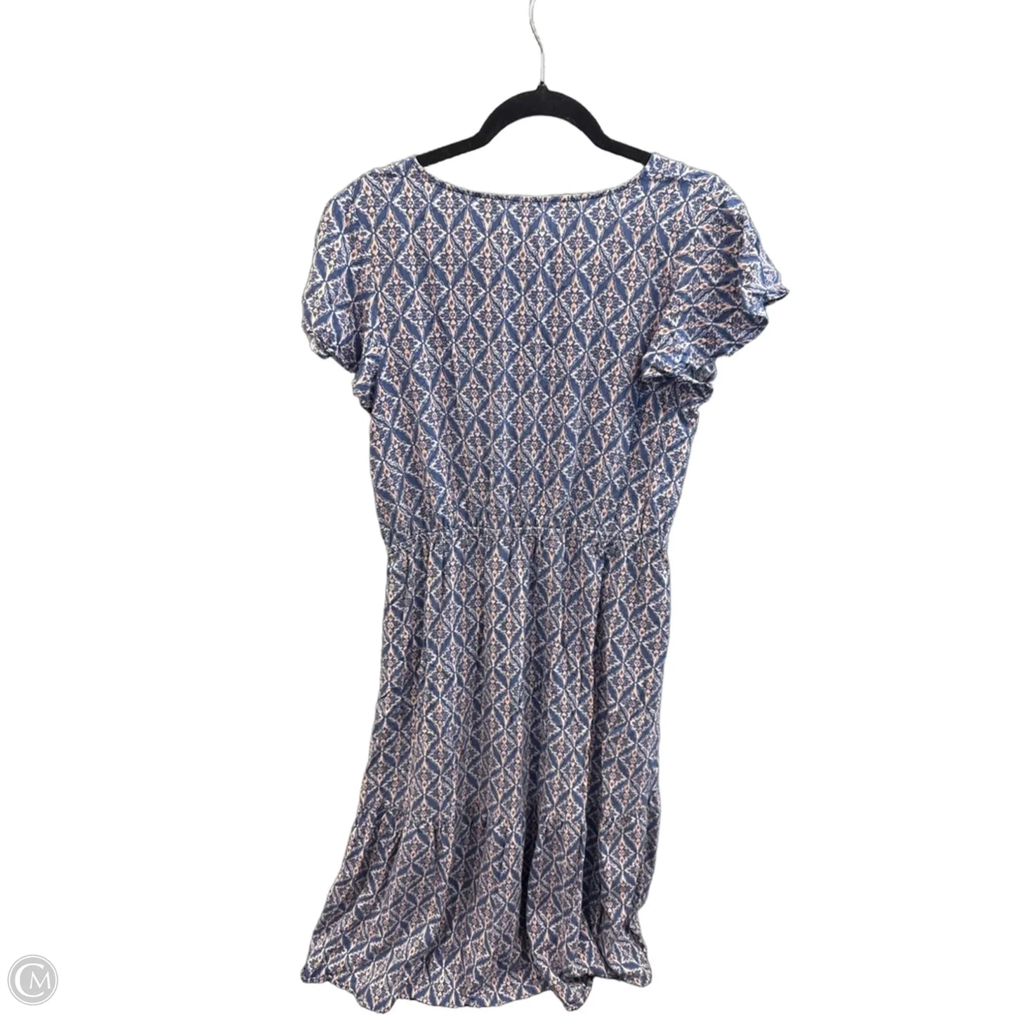 Dress Casual Midi By Lucky Brand In Blue, Size: L