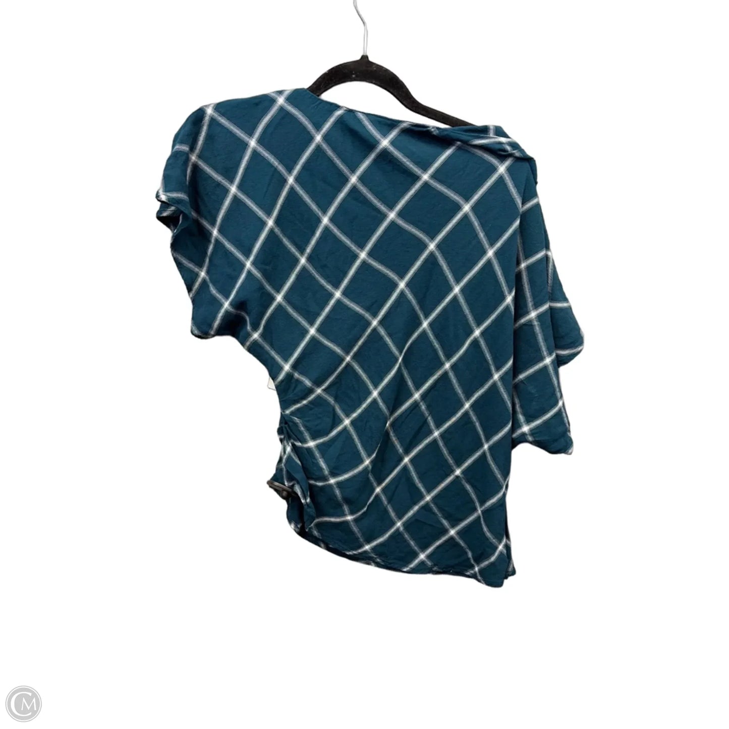 Top Short Sleeve By Loft In Blue, Size: L