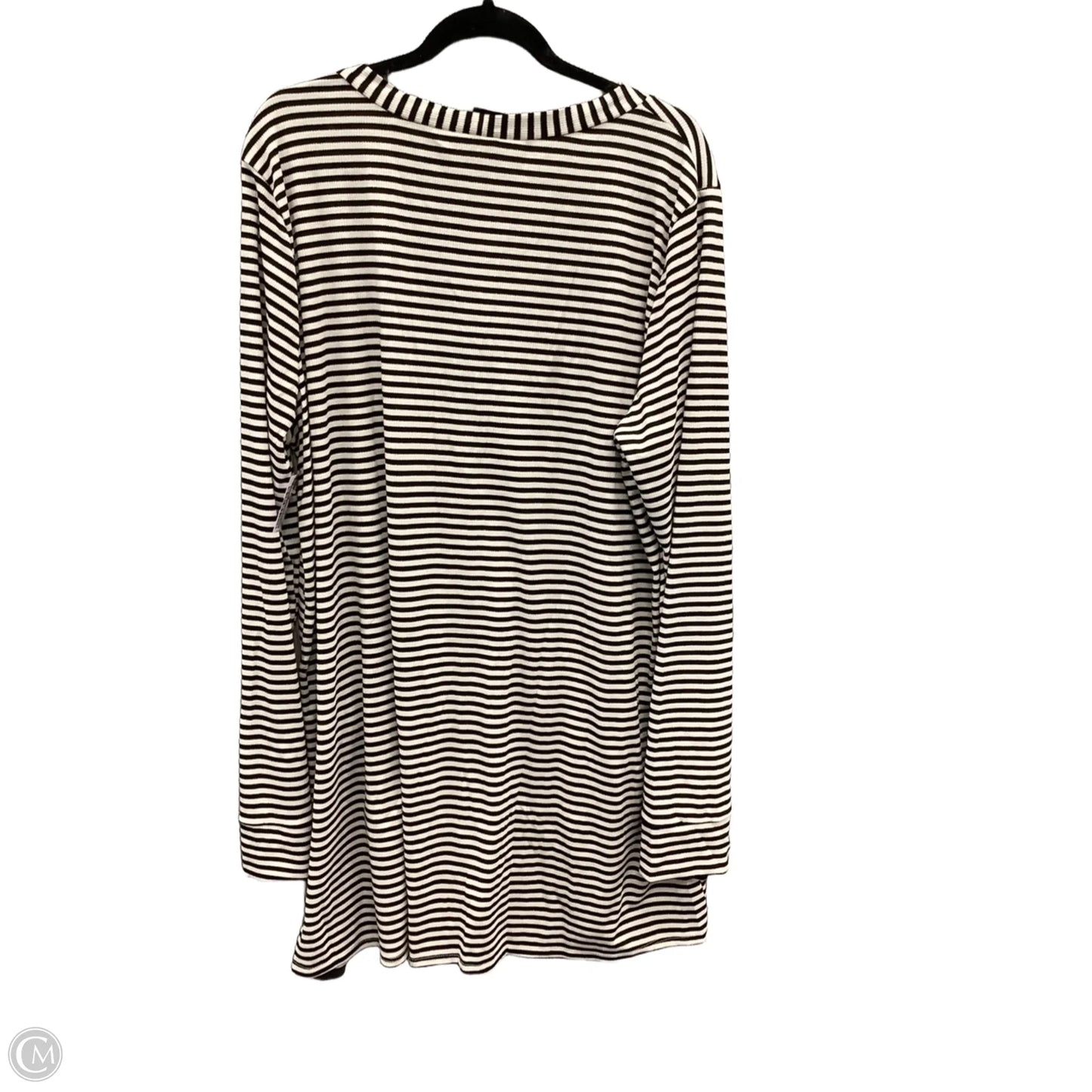 Cardigan By Agnes & Dora In Striped Pattern, Size: 3x