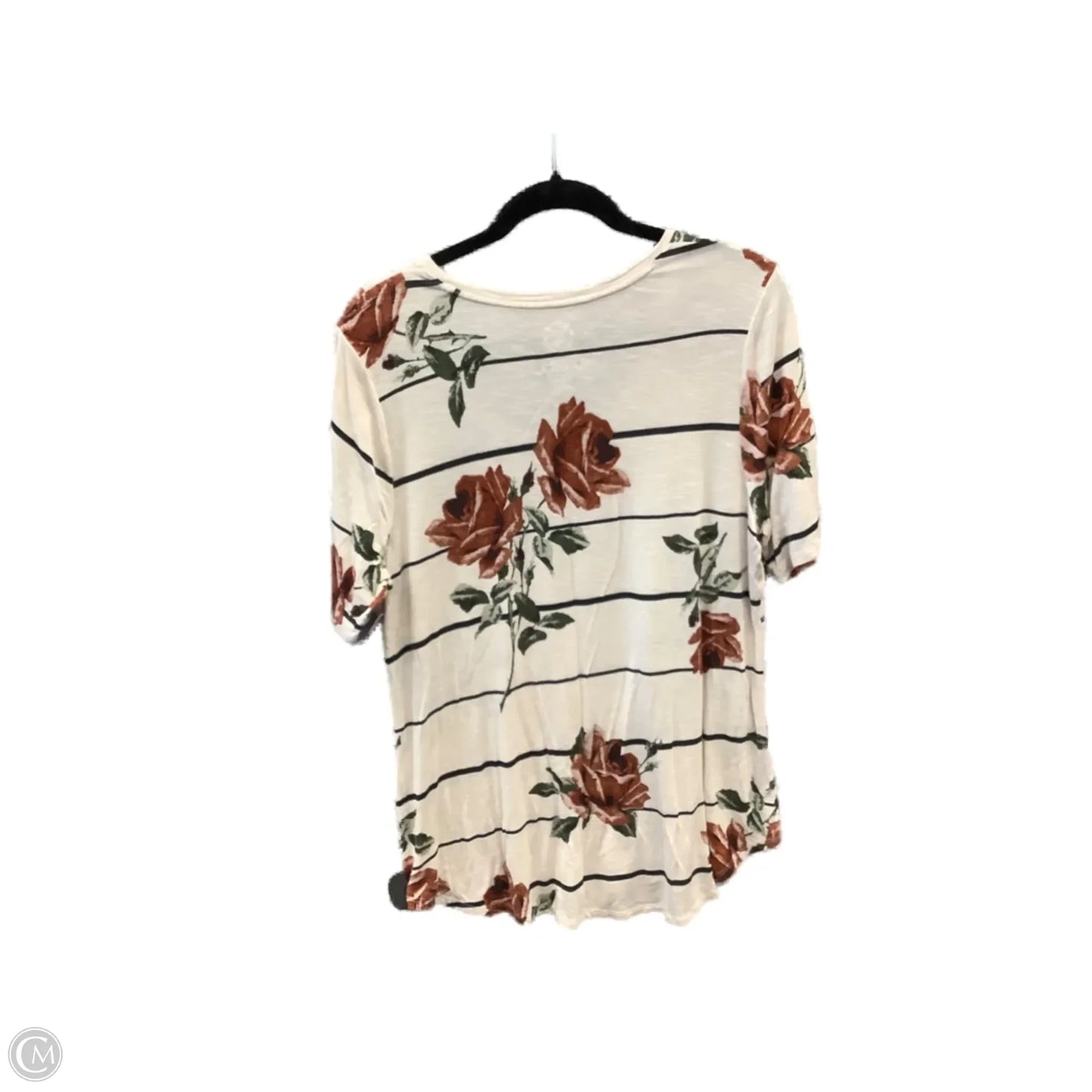 Top Short Sleeve By Maurices In White, Size: 0