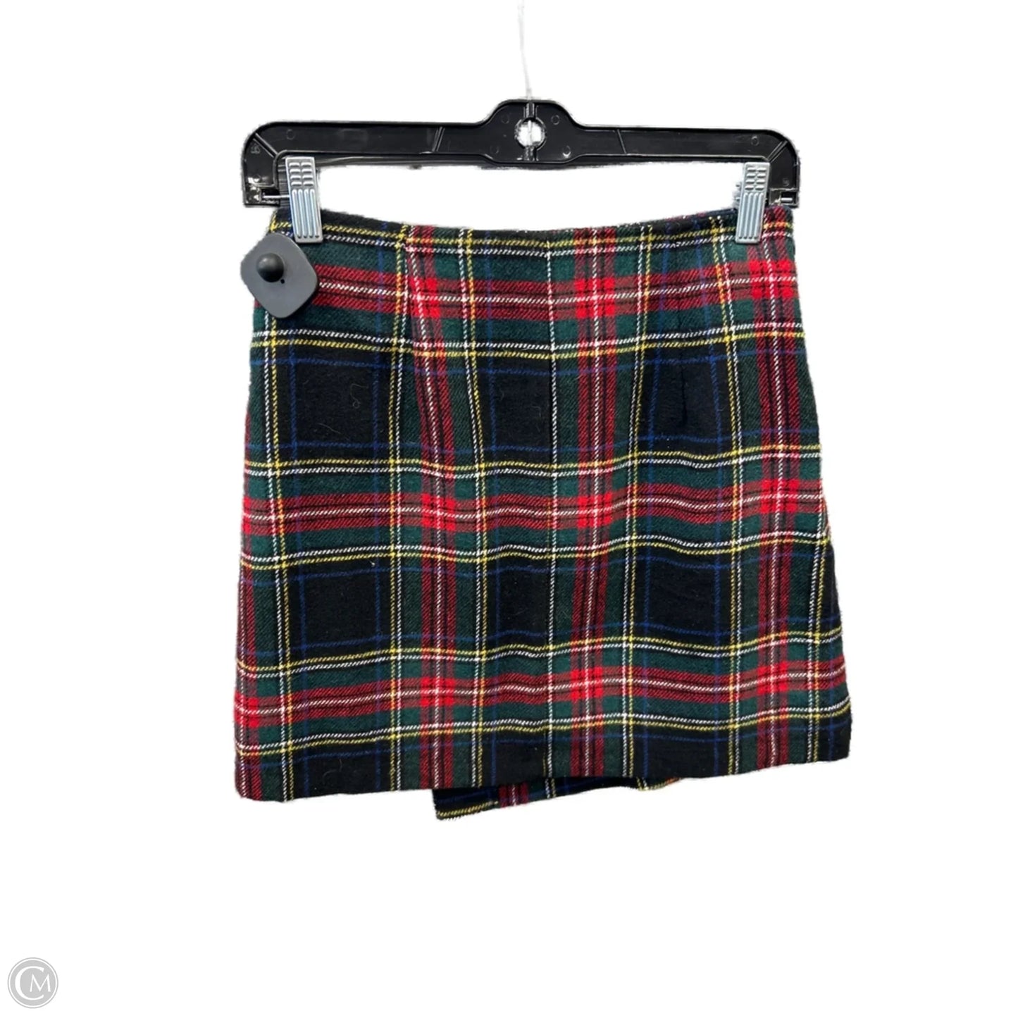 Skirt Mini & Short By Alya In Plaid Pattern, Size: 2