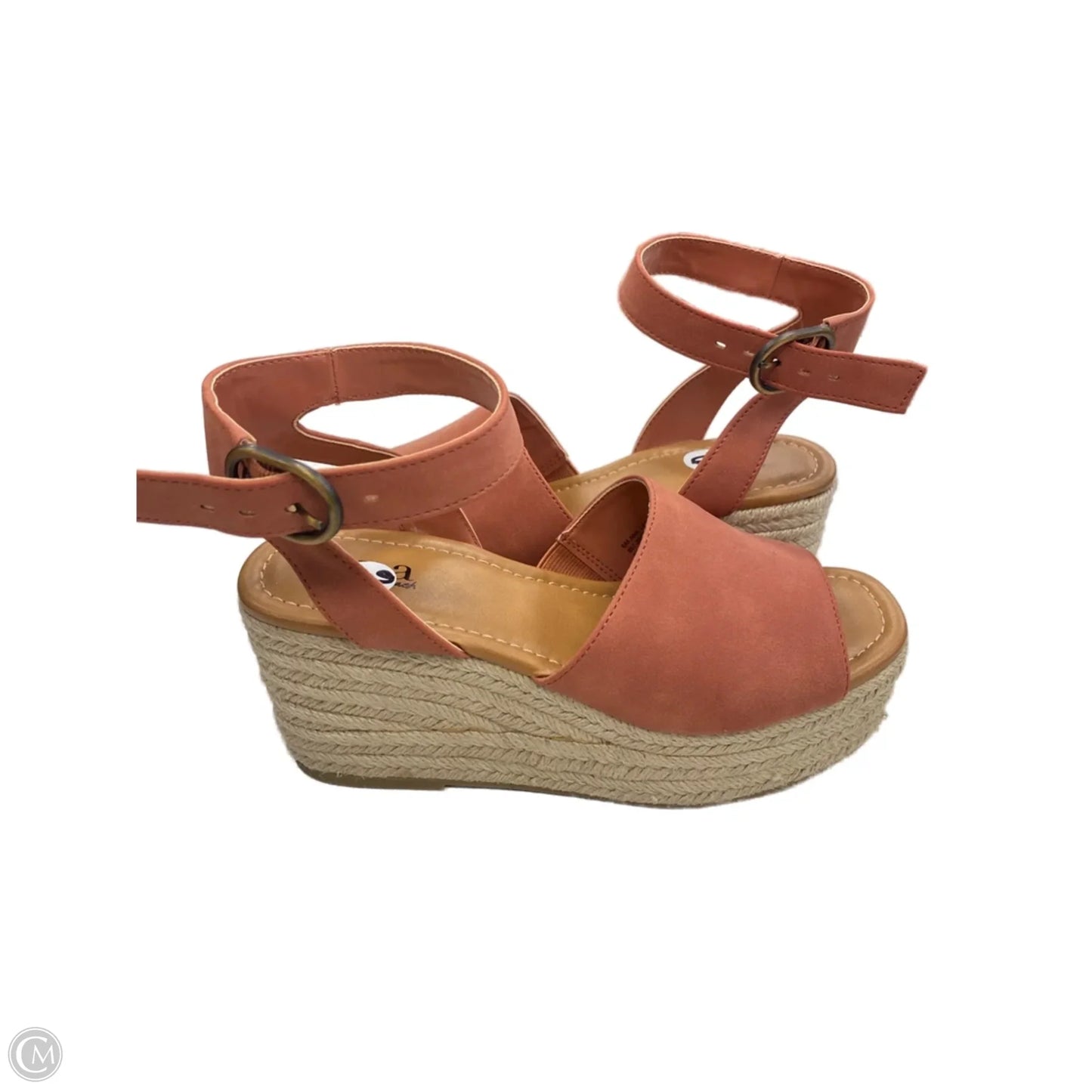 Shoes Heels Platform By Ana In Orange, Size: 6