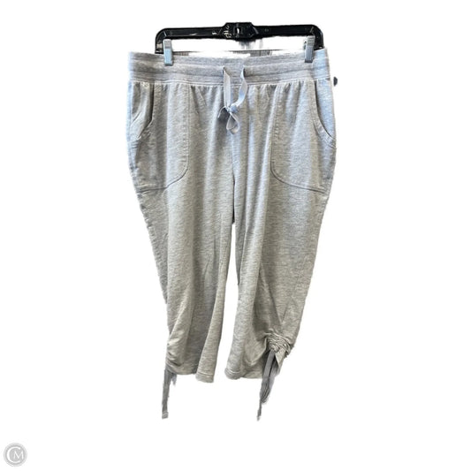 Capris By Bobbie Brooks In Grey, Size: 18