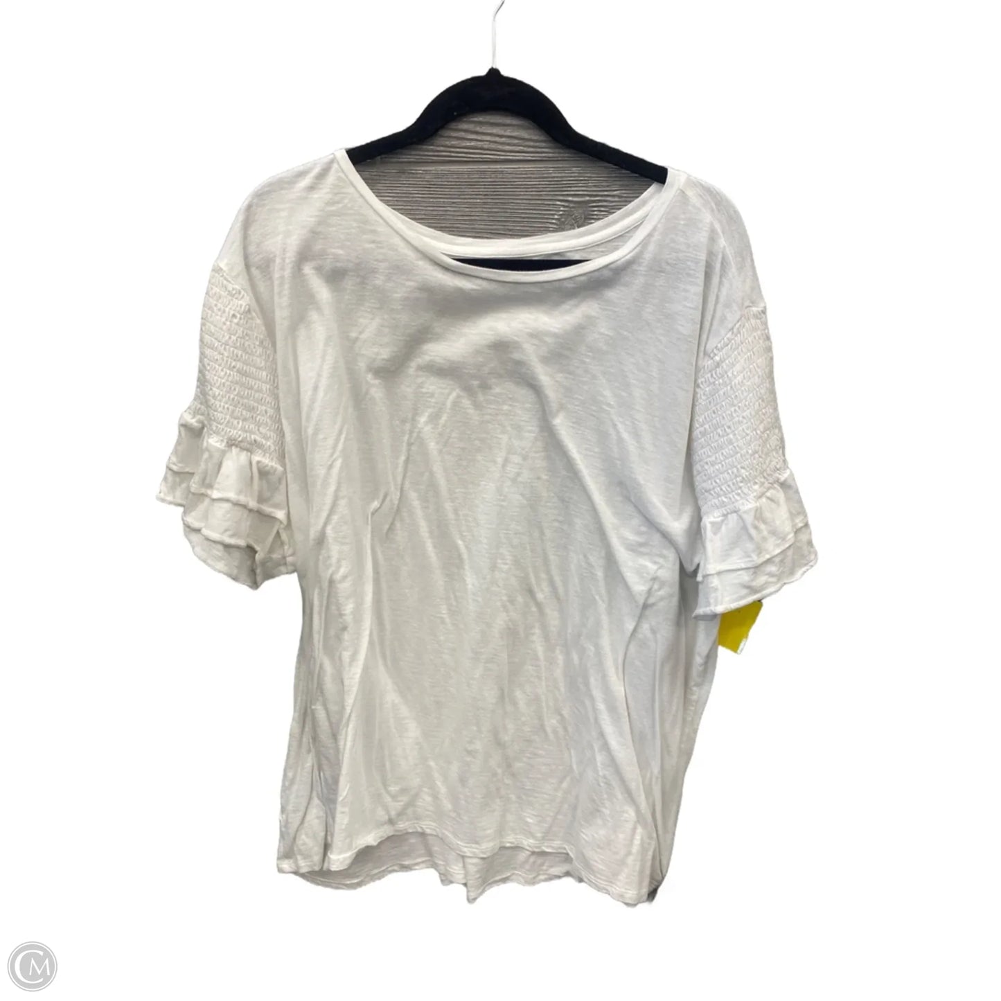 Top Long Sleeve By Loft In White, Size: 3x