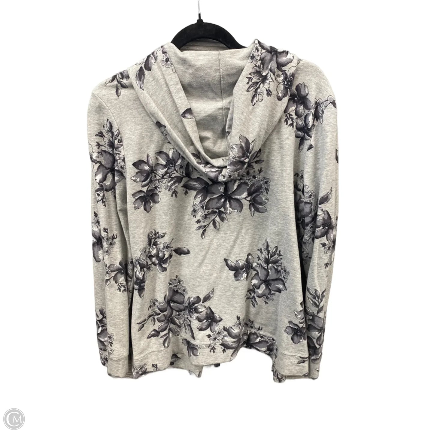 Athletic Jacket By D&co. In Grey, Size: M