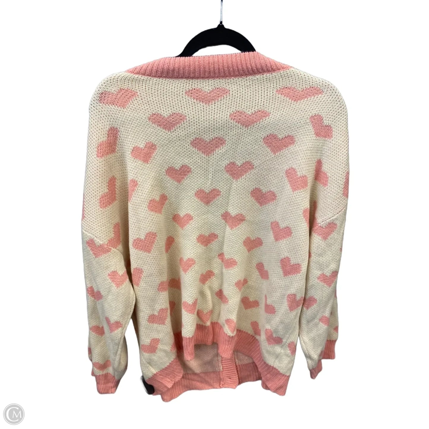 Cardigan By Shein In Pink, Size: 1x