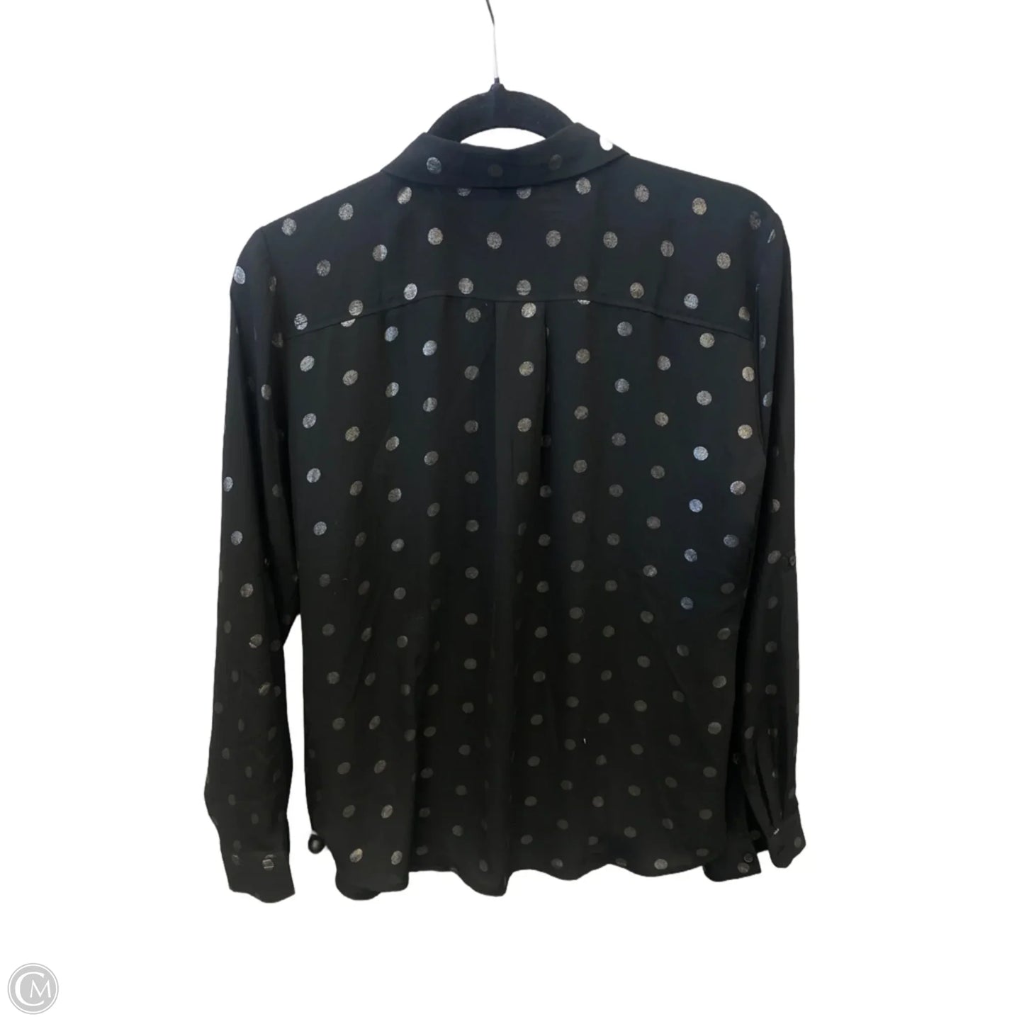 Top Long Sleeve By Loft In Black, Size: S