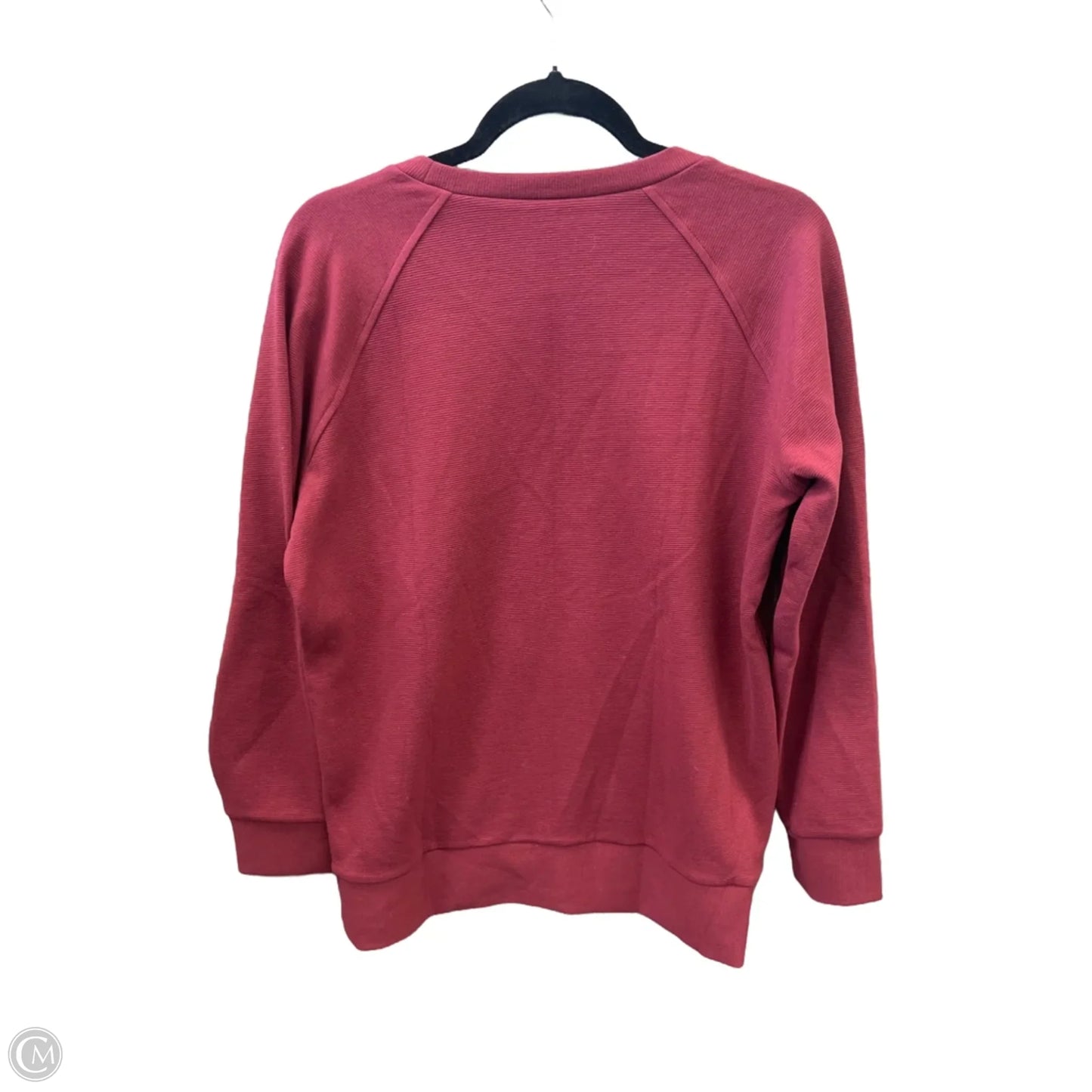 Top Long Sleeve By Clothes Mentor In Maroon, Size: S