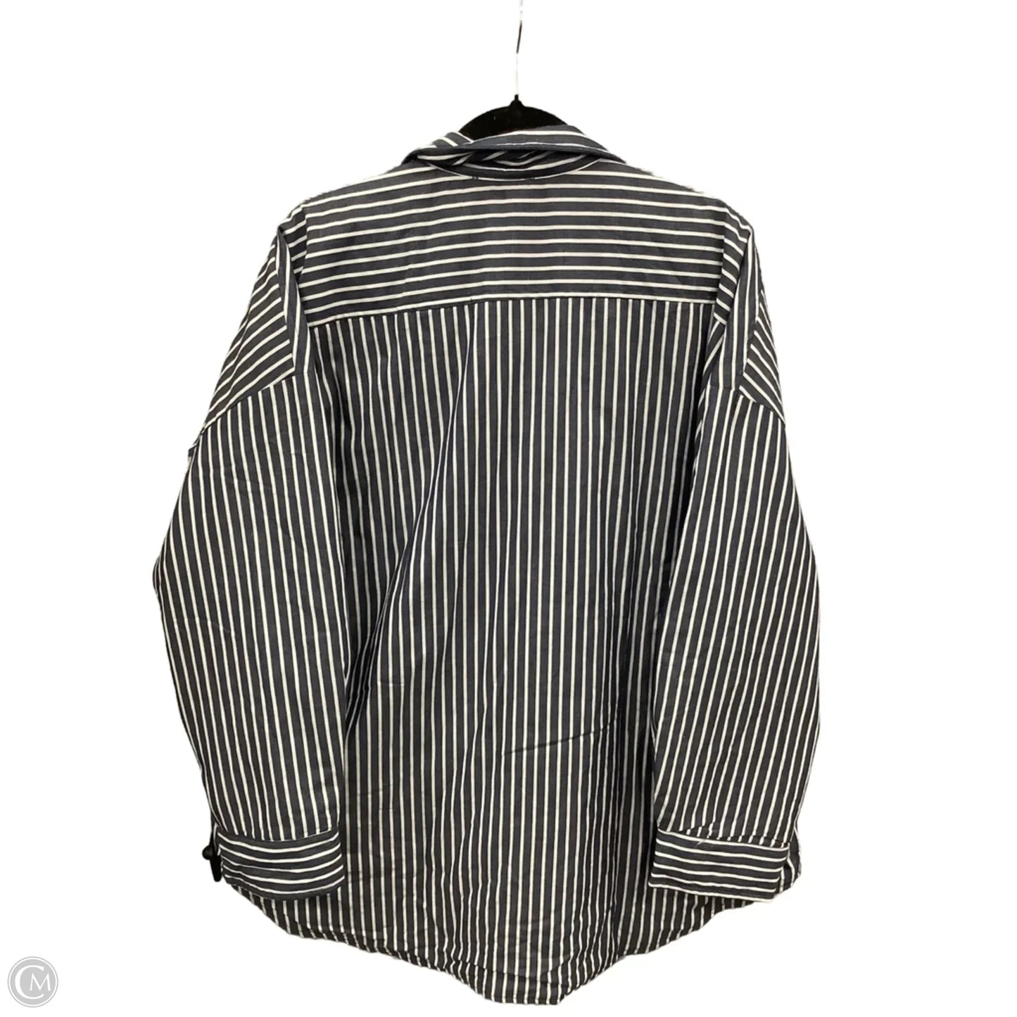 Jacket Other By Clothes Mentor In Blue & White, Size: M