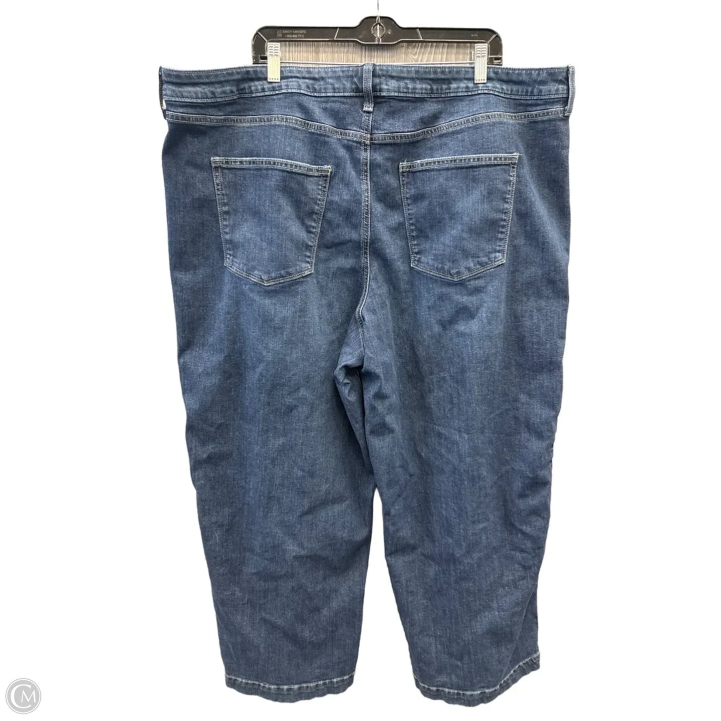 Jeans Wide Leg By Sonoma In Blue Denim, Size: 24