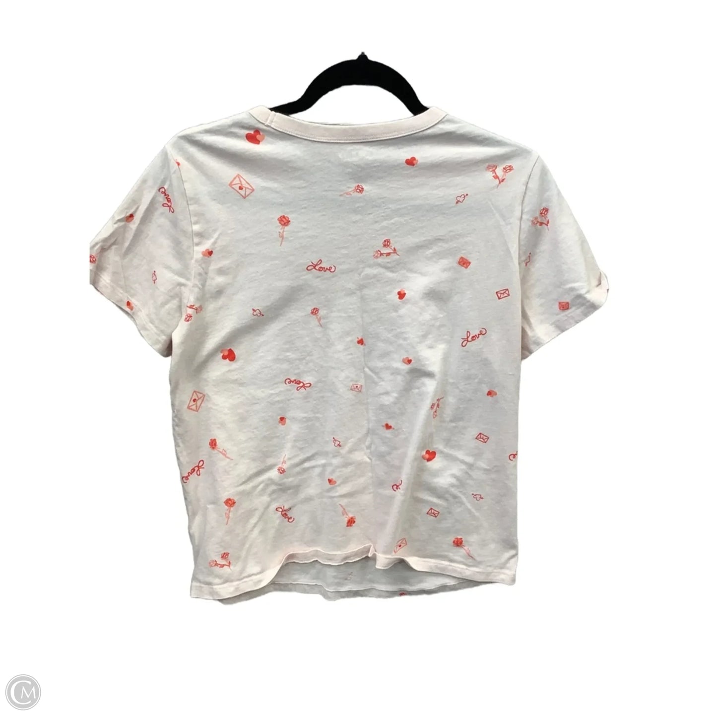 Top Short Sleeve By Old Navy In Pink, Size: L