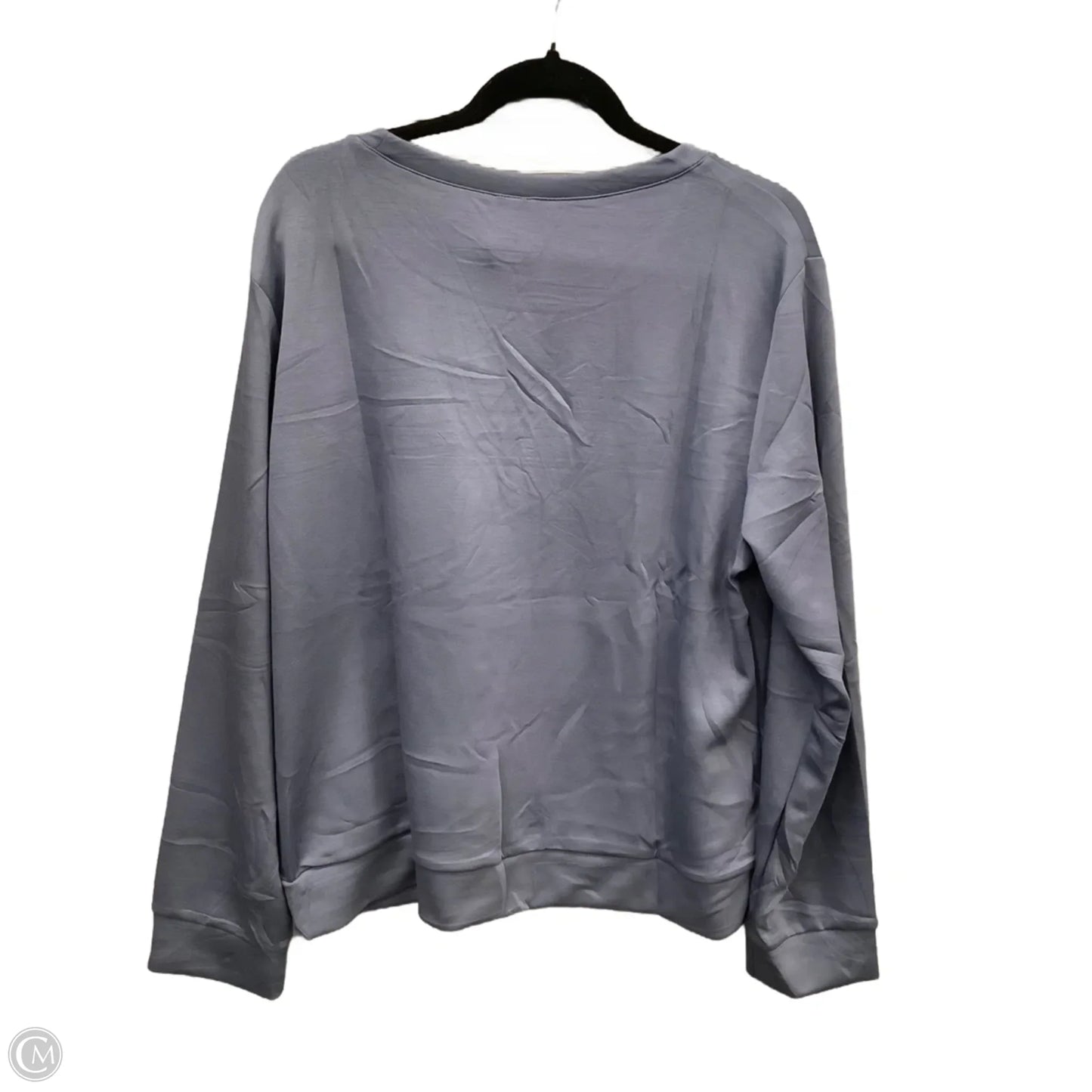 Top Long Sleeve By Clothes Mentor In Blue, Size: Xxl