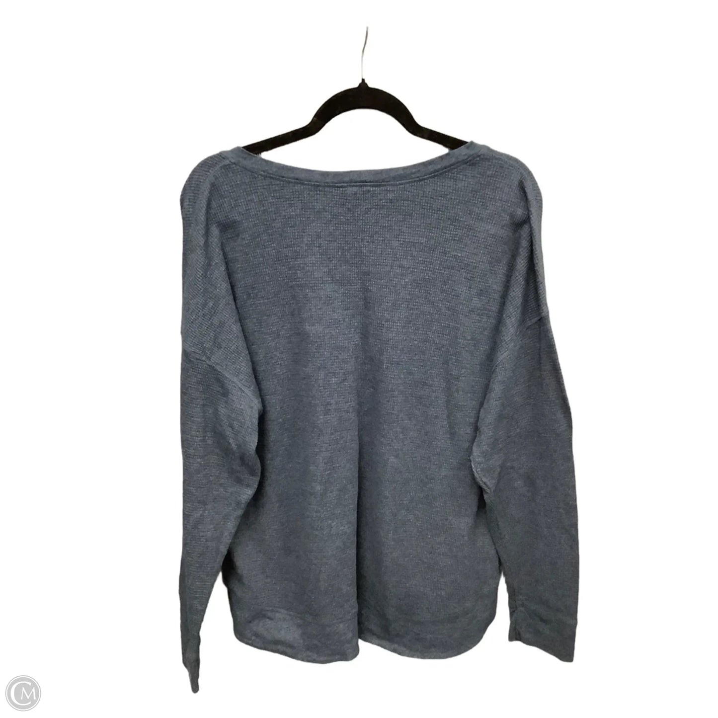 Top Long Sleeve By Eddie Bauer In Navy, Size: L