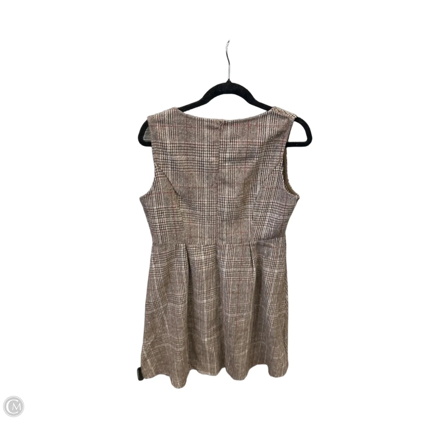 Dress Casual Midi By Clothes Mentor In Brown, Size: M