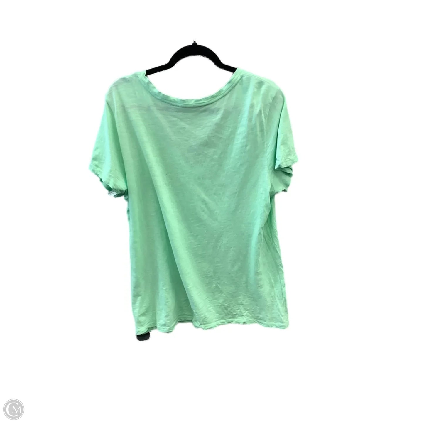 Top Short Sleeve Basic By Universal Thread In Green, Size: Xxl