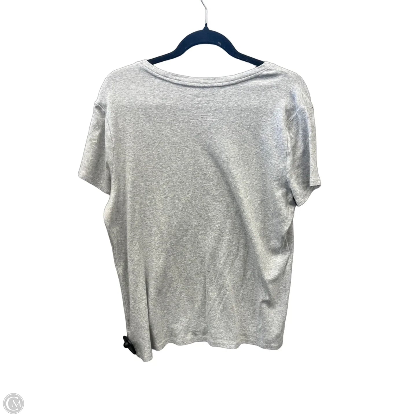 Top Short Sleeve By Faded Glory In Grey, Size: Xxl