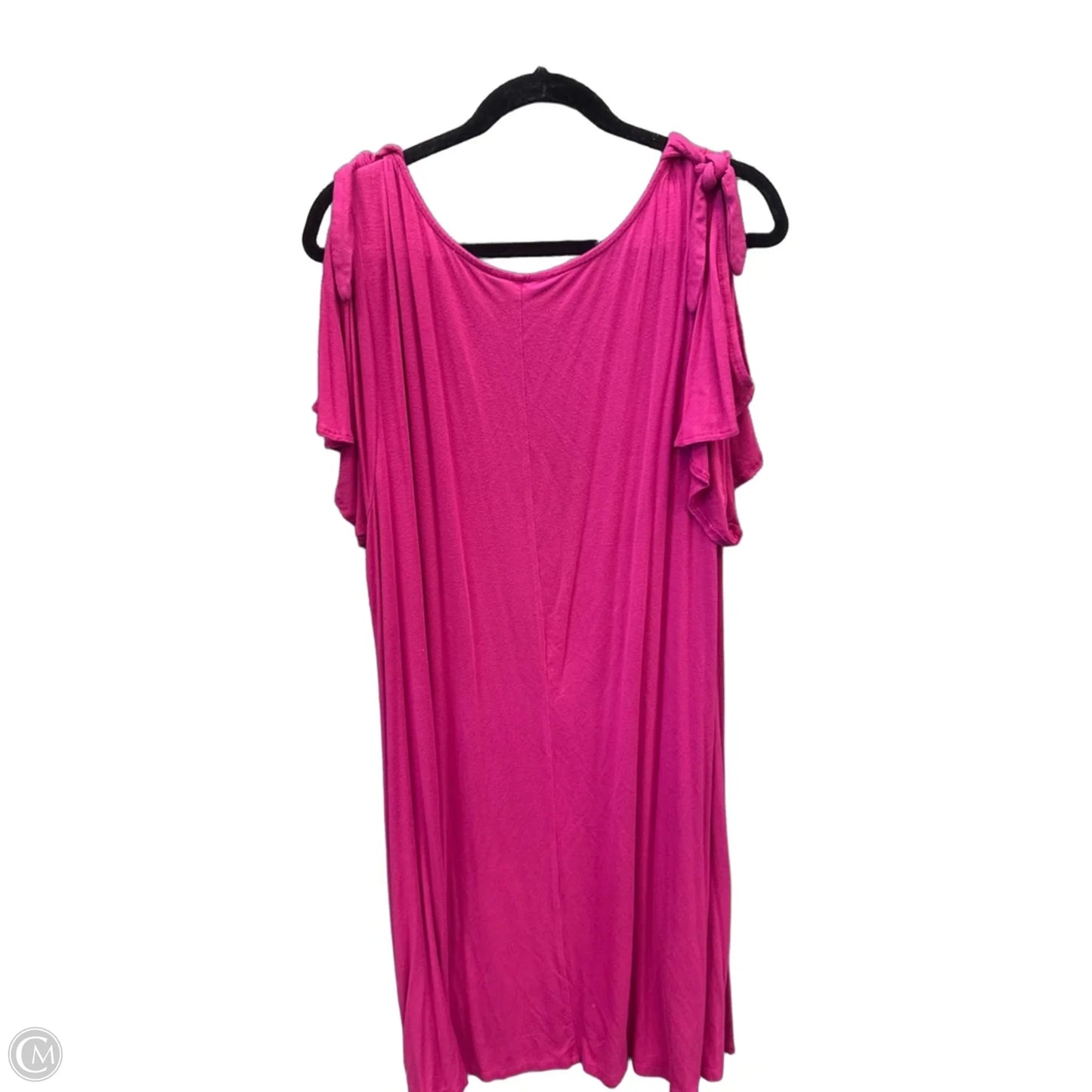 Dress Casual Midi By Boutique + In Pink, Size: 2x