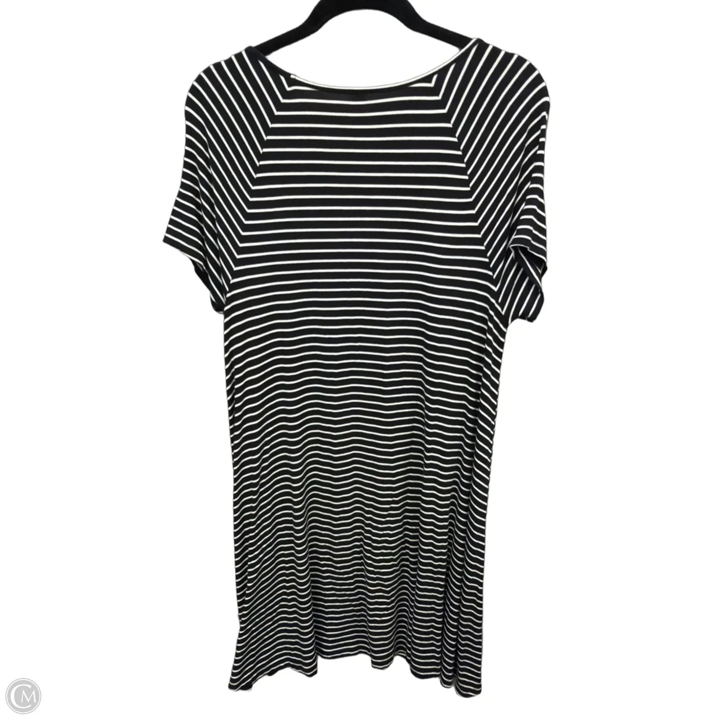 Dress Casual Midi By Old Navy In Striped Pattern, Size: L