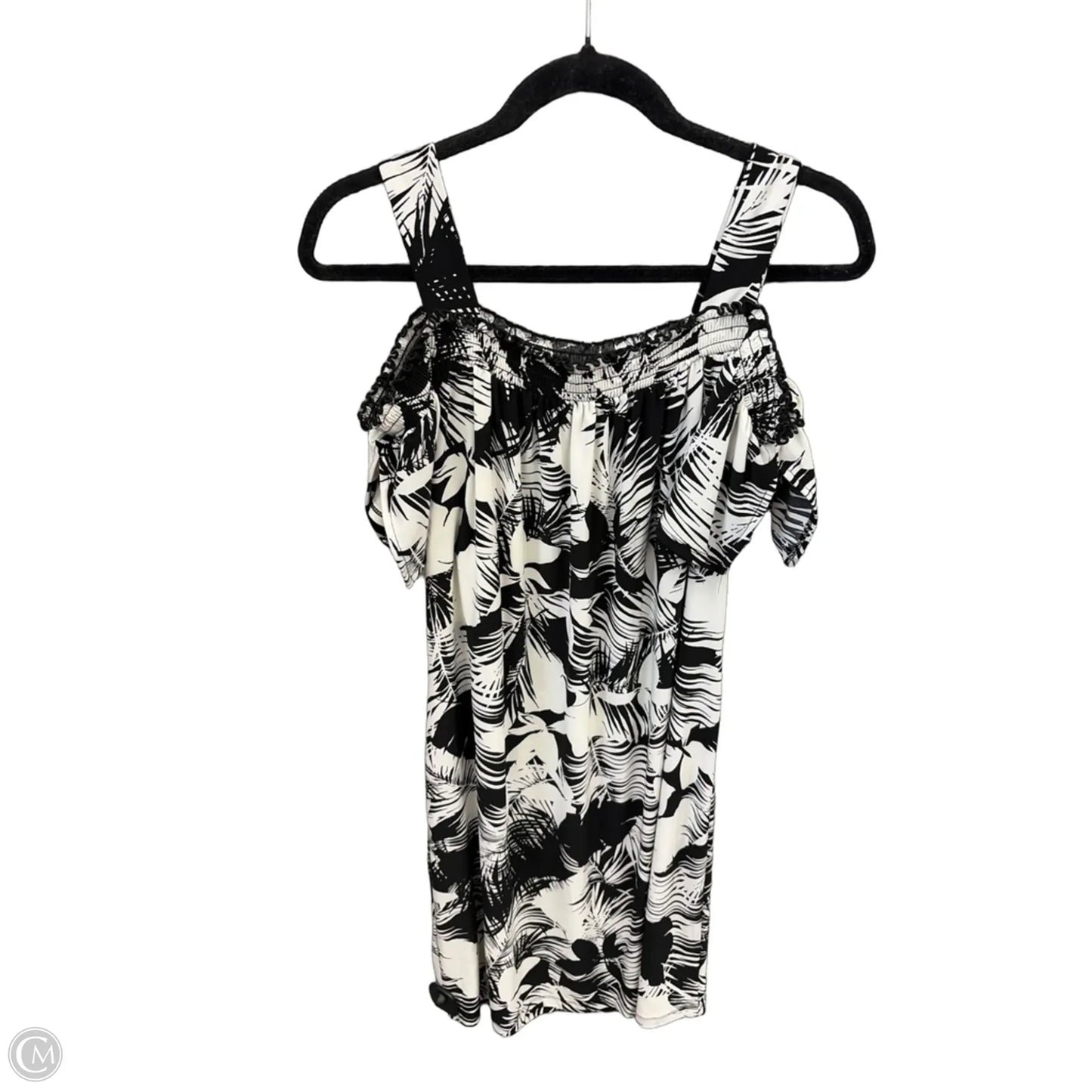 Dress Casual Midi By Roz And Ali In Black & White, Size: L