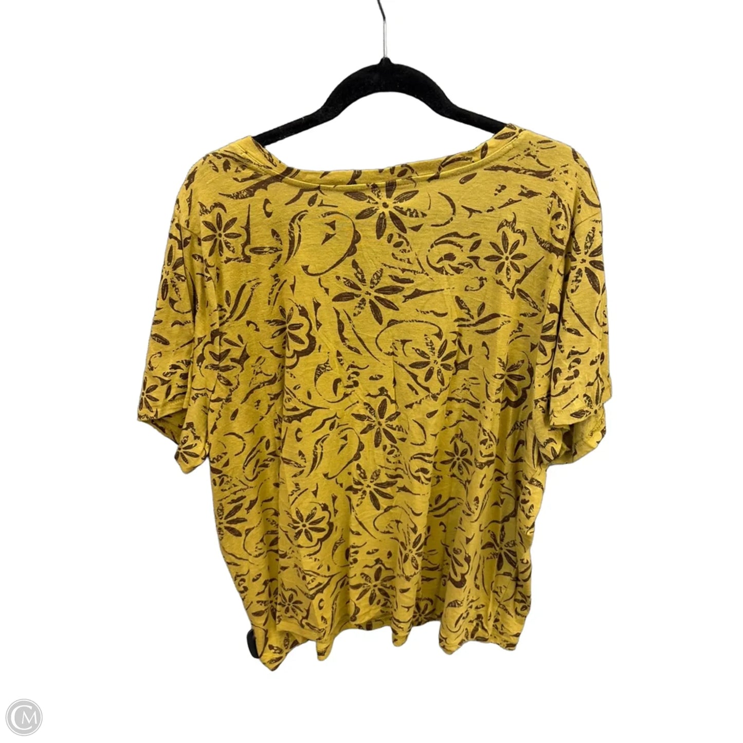 Top Short Sleeve By Sonoma In Green, Size: 3x