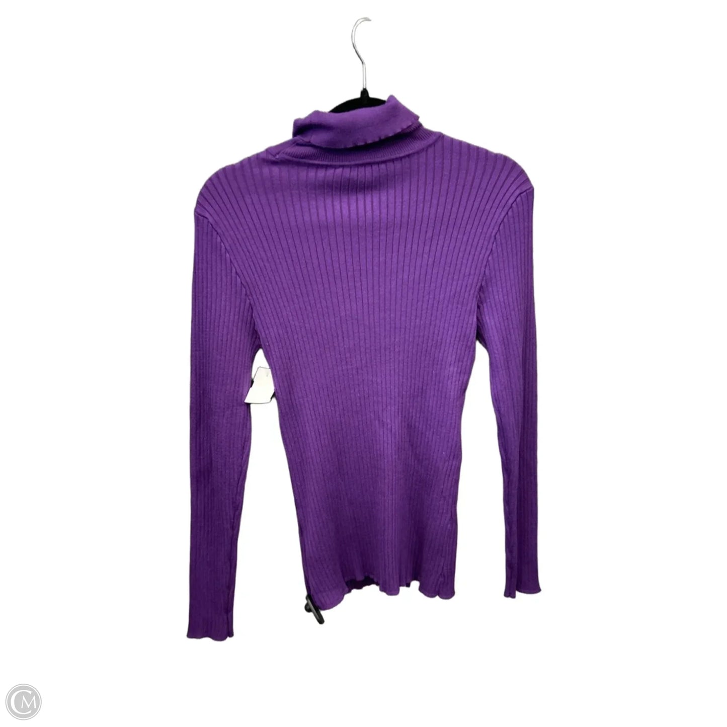 Top Long Sleeve By Clothes Mentor In Purple, Size: L