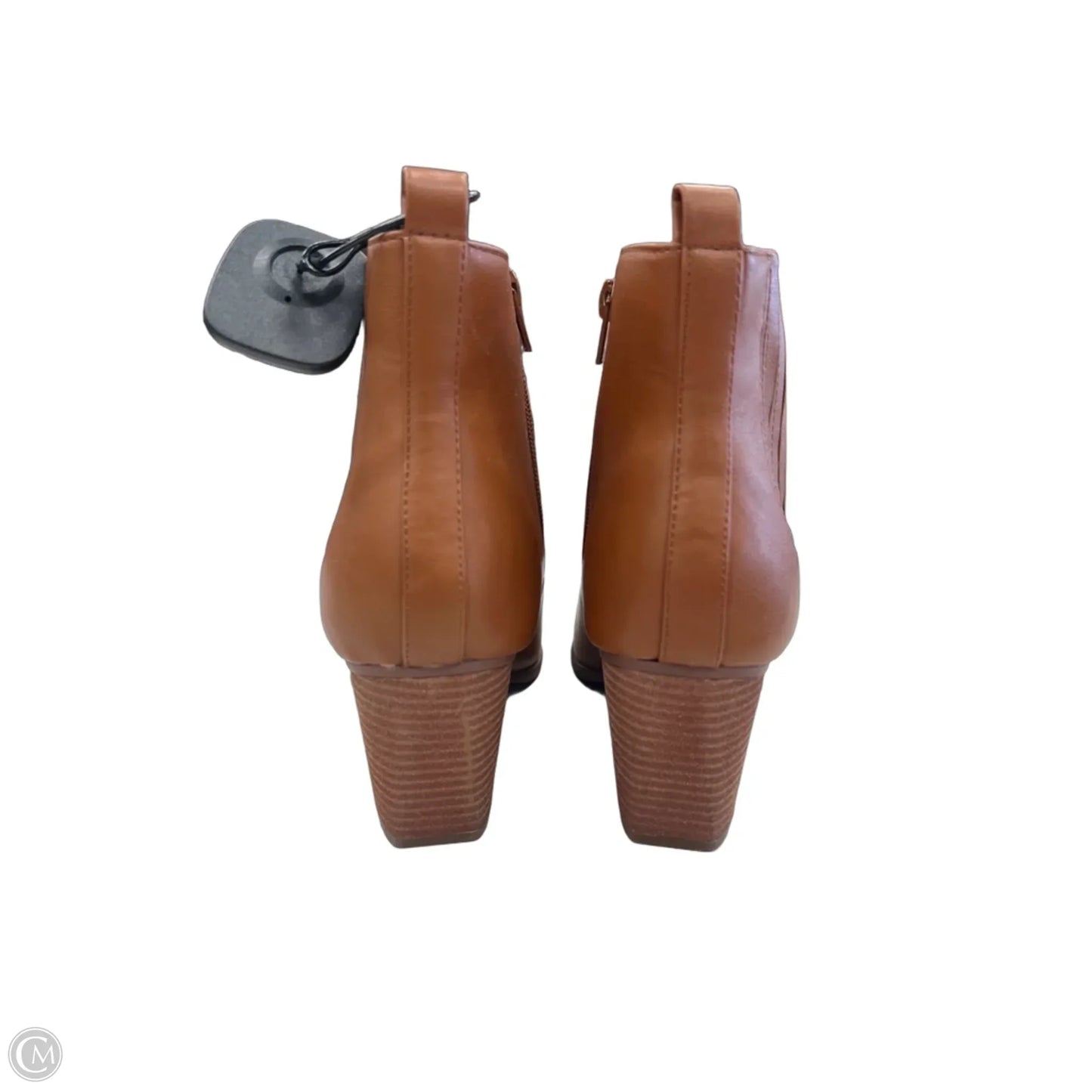 Boots Ankle Heels By The Drop In Brown, Size: 6.5