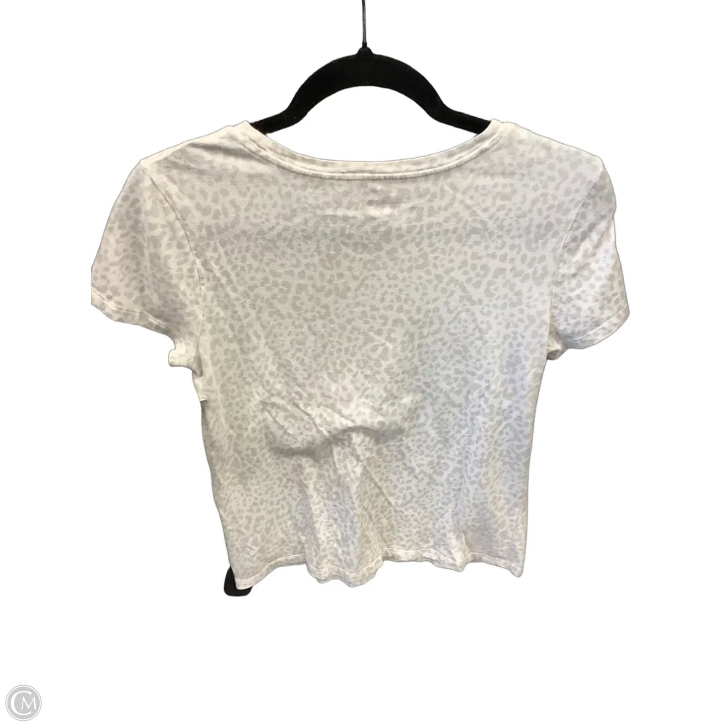 Top Short Sleeve By Gap In Leopard Print, Size: M