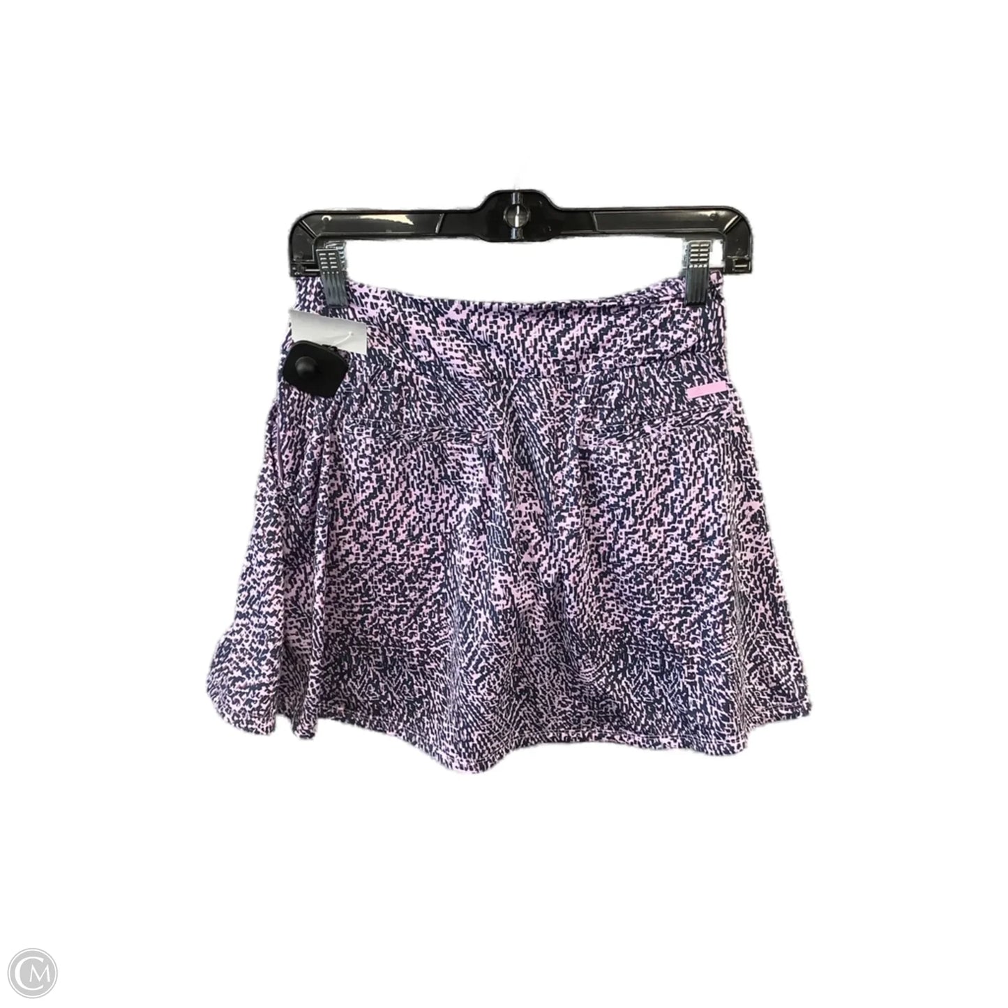Athletic Skort By Adidas In Blue & Pink, Size: Xs