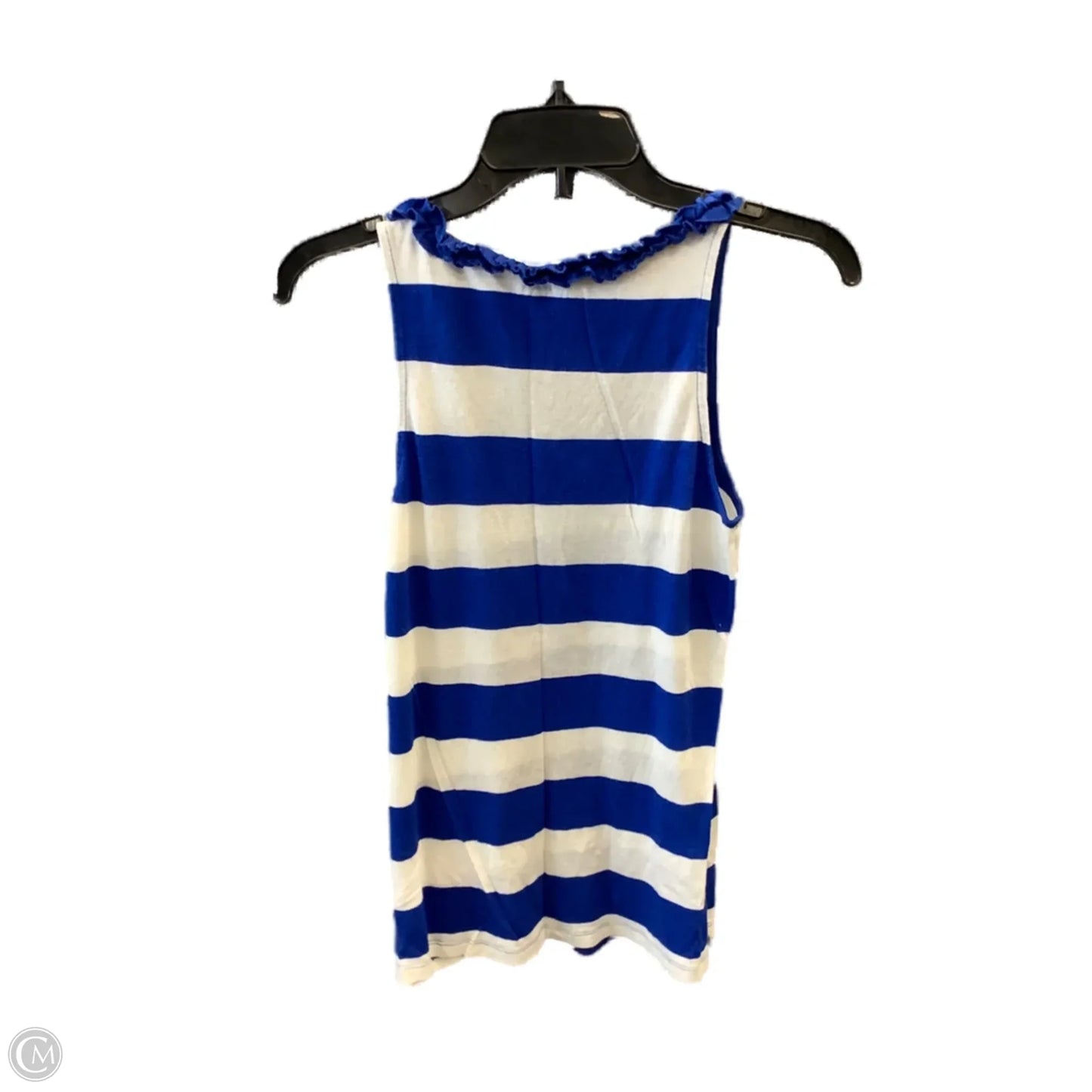 Top Sleeveless By Old Navy In Blue & White, Size: Sp