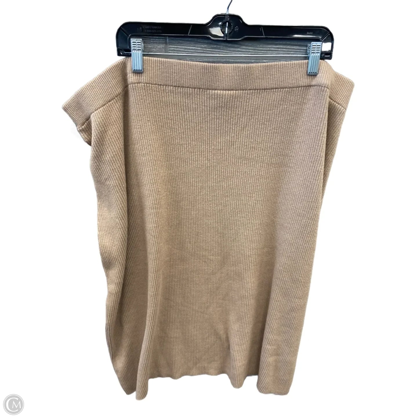 Skirt Midi By Ava & Viv In Brown, Size: 3x