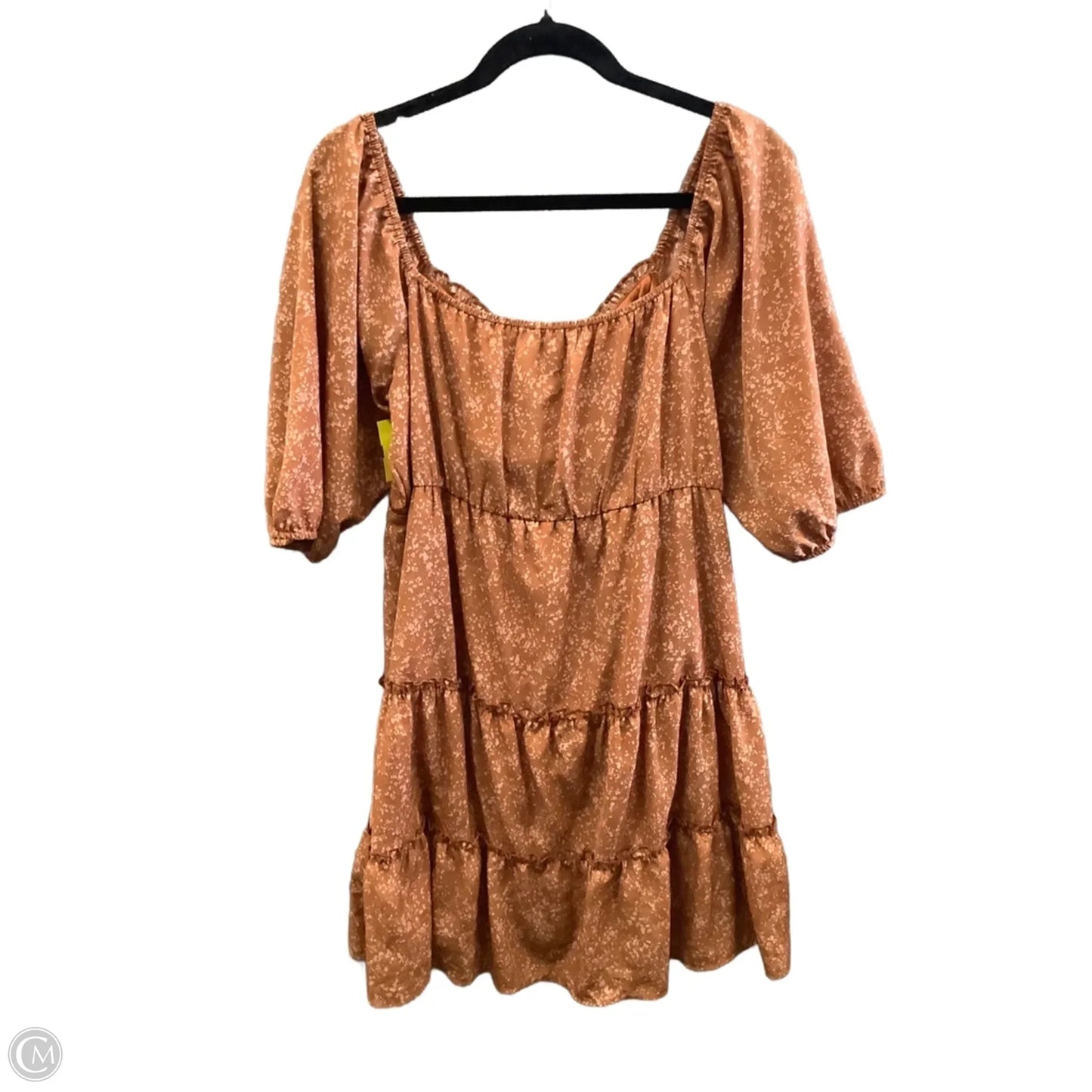 Dress Casual Midi By L Love In Orange, Size: L