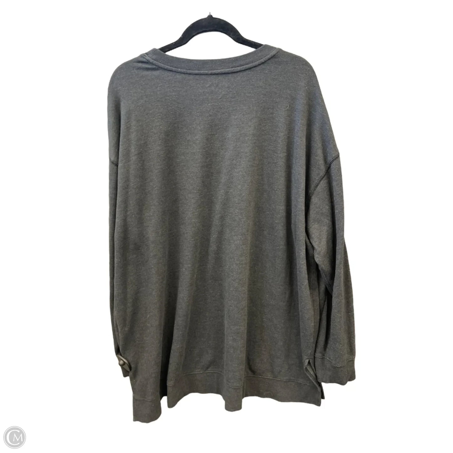 Sweatshirt Crewneck By Terra & Sky In Grey, Size: 2x