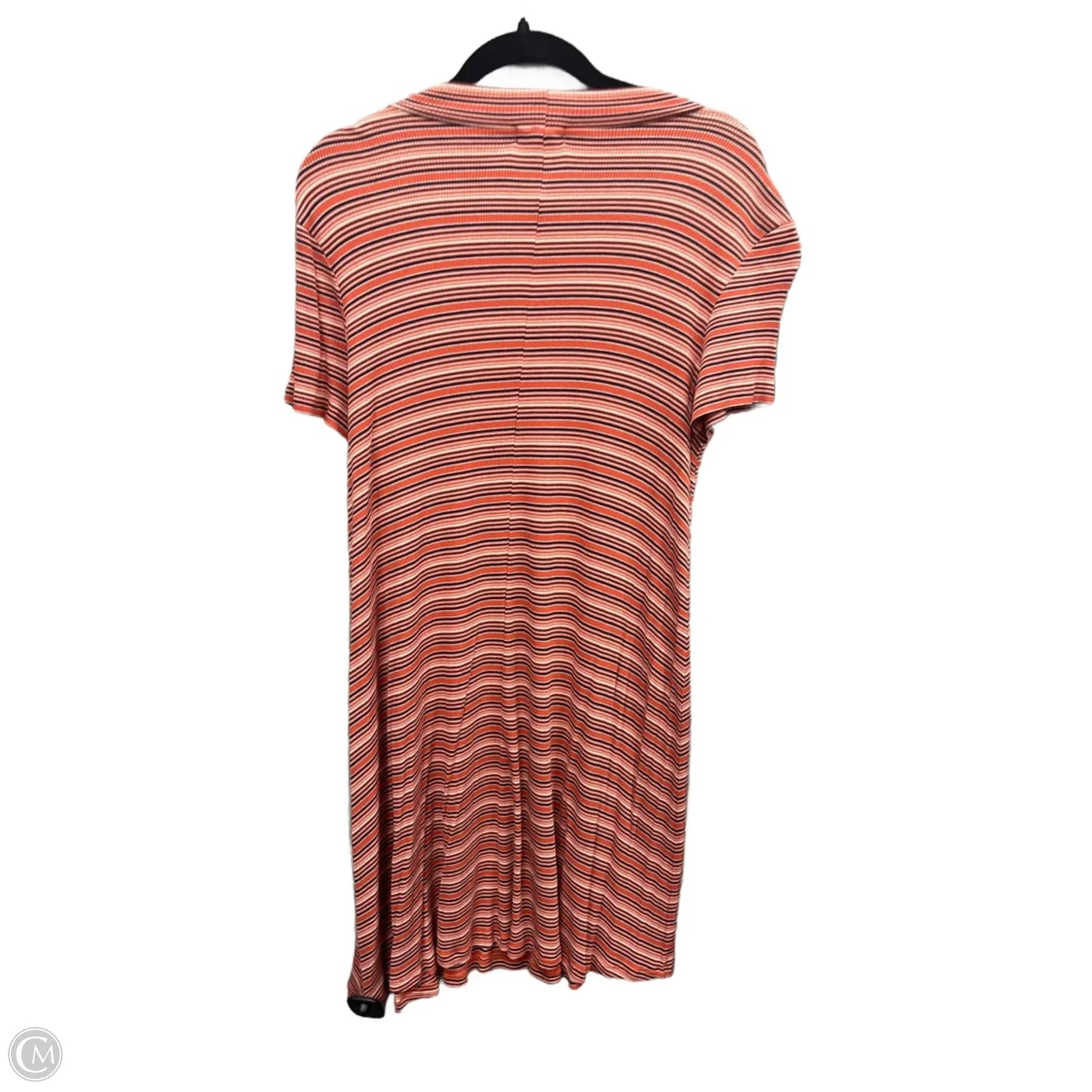 Dress Casual Midi By Falls Creek In Orange, Size: L