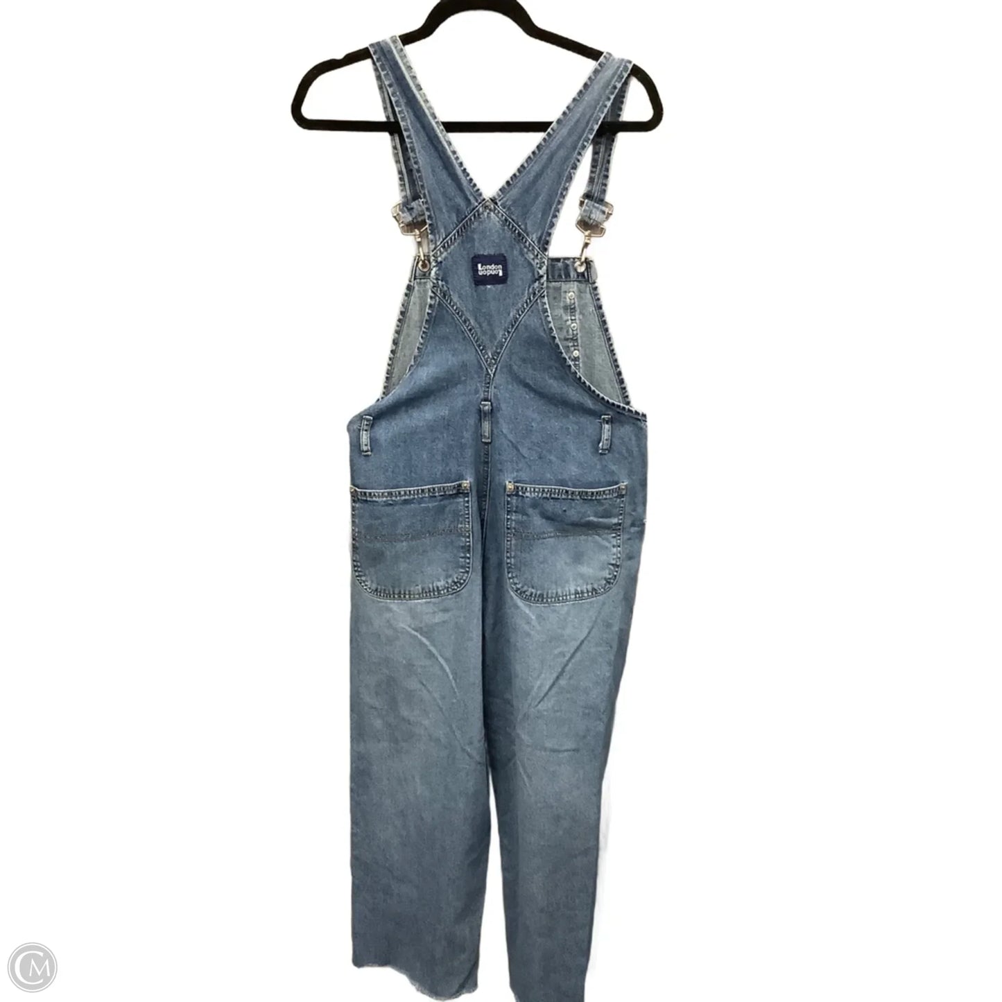 Overalls By London In Blue Denim, Size: M